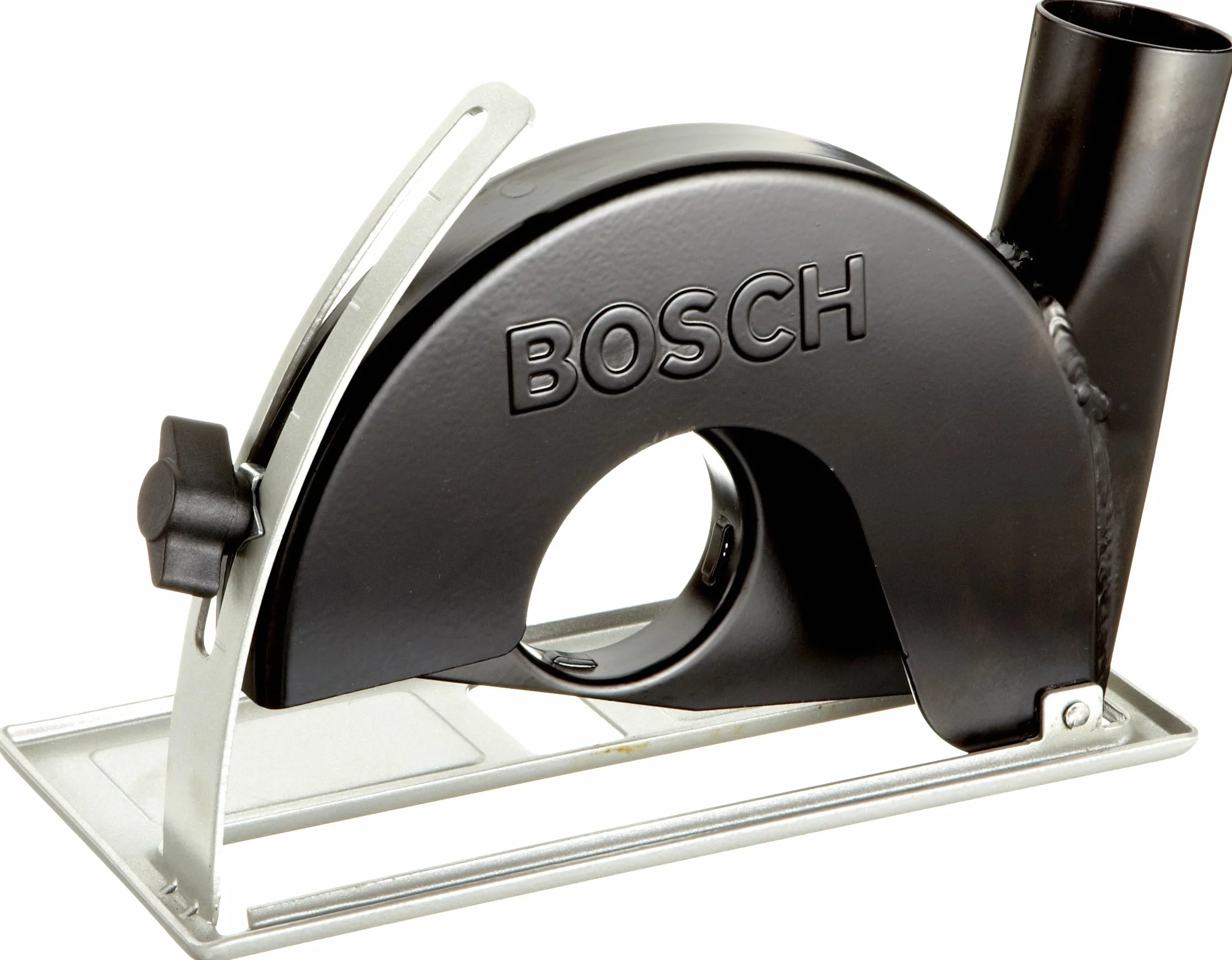 Bosch Professional 1x Prowadnica Saneczkowa z Króćcem do Odsysania Pyłu (Ø 150 mm, Osprzęt do Szlifierek Kątowych)