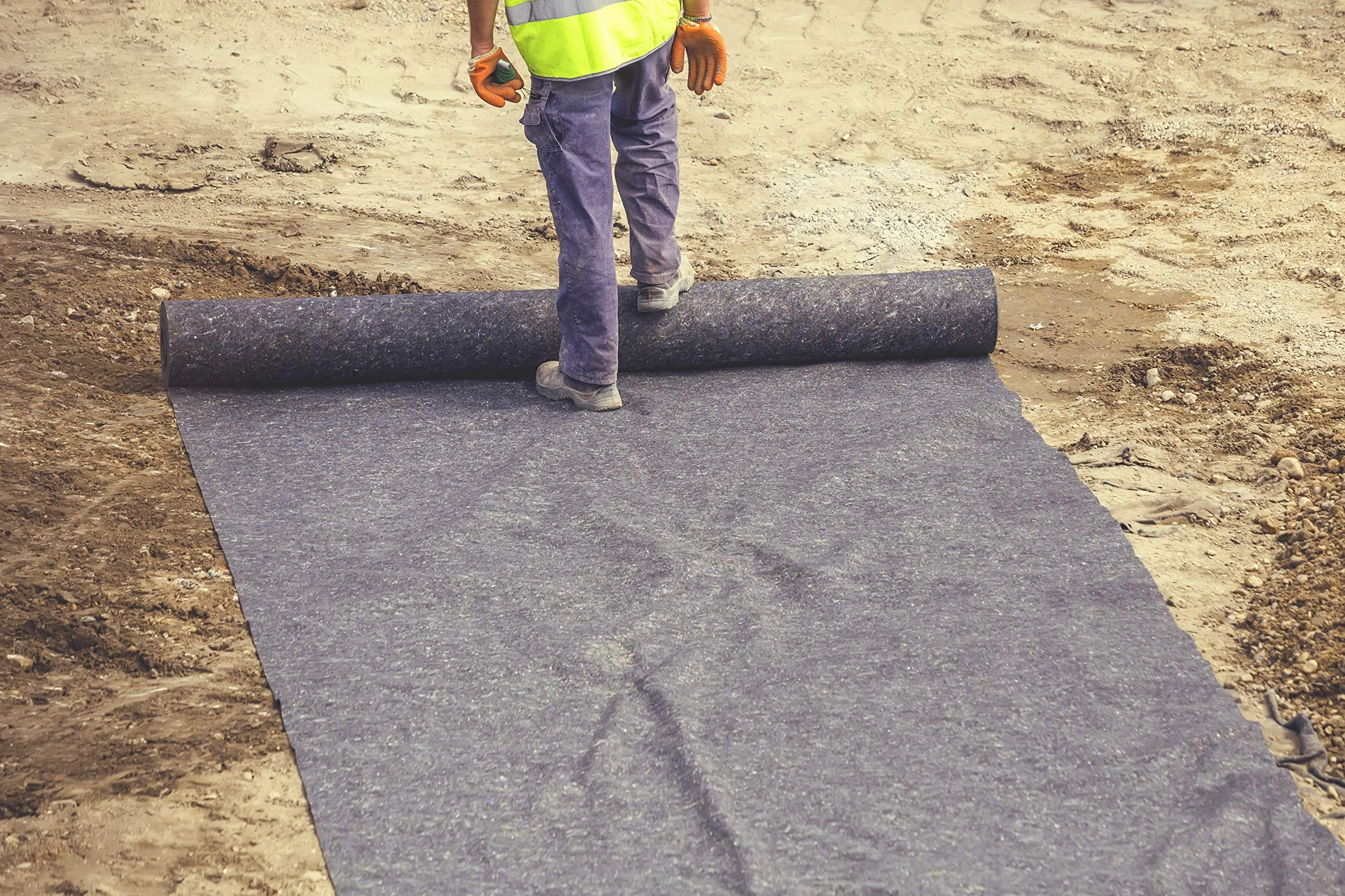 Aquagart Teichvlies 500g 26m² 2m Rollenbreite Schutzvlies für Teichfolie Pool Unterlage