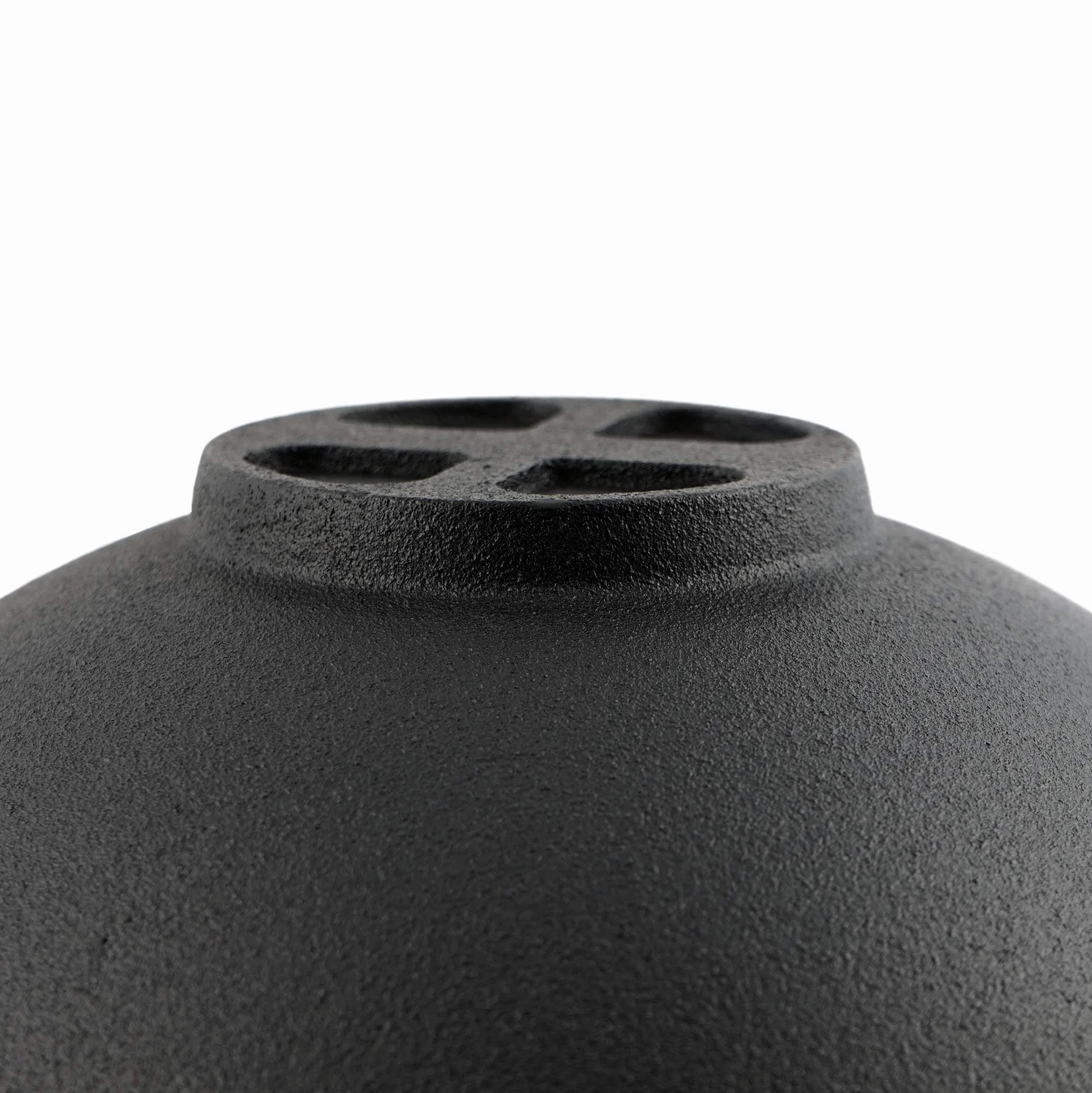 BBQ-Toro Żeliwny Kazan z Piecem Ø 35 cm | Garnek Żeliwny 12,1 L z Pokrywką, Kociołek na Gulasz, Piec na Zewnątrz, Palenisko, Kuchnia na Ognisku