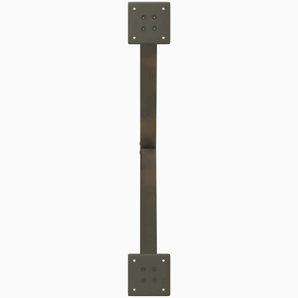 Nogi do stolika kawowego w kształcie litery X, 2 sztuki, stal naturalna, 70 x (42-43) cm, wytrzymały stelaż stalowy z regulowanymi nóżkami poziomującymi, zapewnia stabilność, nowoczesne