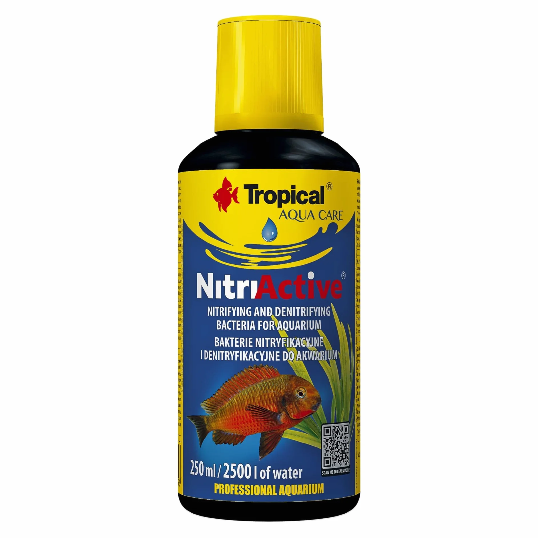 Bakterie nitryfikacyjne i denitryfikacyjne do akwarium NITRI-ACTIVE 250ml