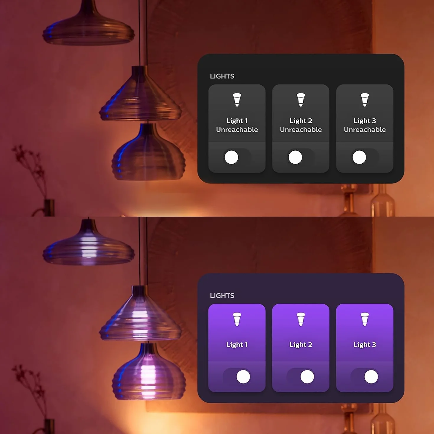 Philips Hue Wall Switch Module (2 szt.) Inteligentny moduł włącznika ściennego, wygodne sterowanie, więcej możliwości inteligentnego oświetlenia