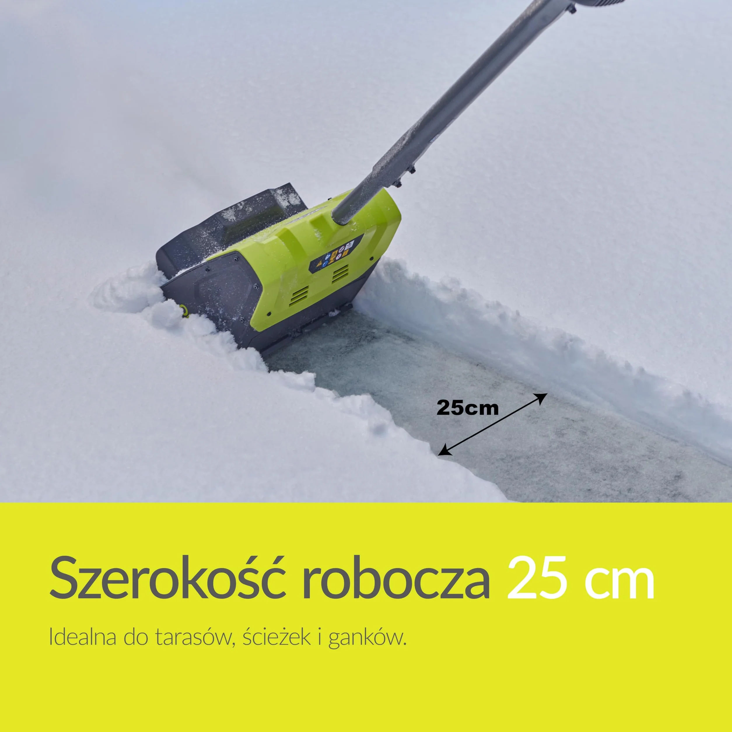 Ryobi Ry18St25A-0 Odśnieżarka, Zielony/Antracytowy, 18V