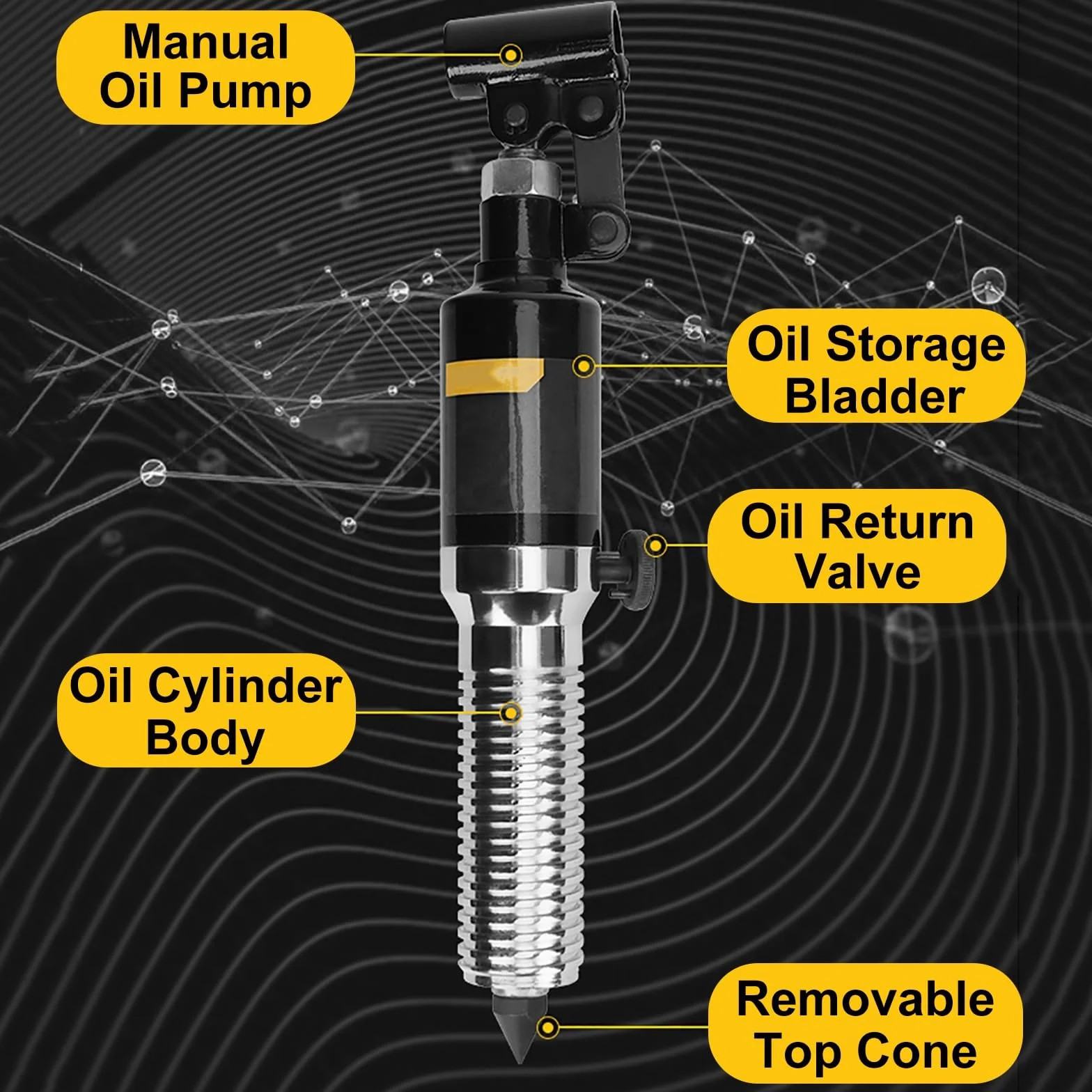 Hydrauliczny ściągacz do kół zębatych, 15T, hydrauliczny ściągacz do kół zębatych – regulowany ściągacz do łożyska pazurowego do łatwego usuwania wałków, kół pasowych i tulei – wysokiej jakości