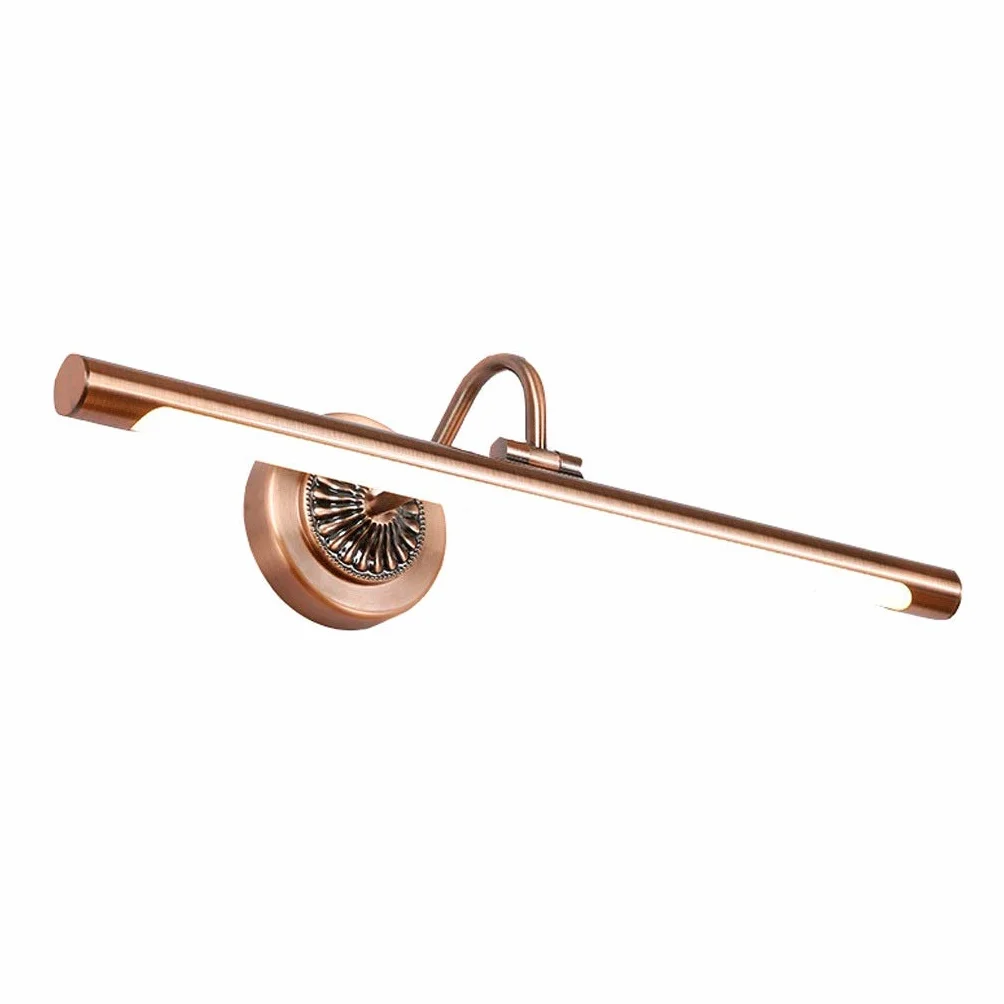 Lustro Kąpielowe Akrylowe Wodoodporne Anti-Fog 45.5 cm 55.5 cm 65.5 cm Oświetlenie Ściany Warm Light 12W