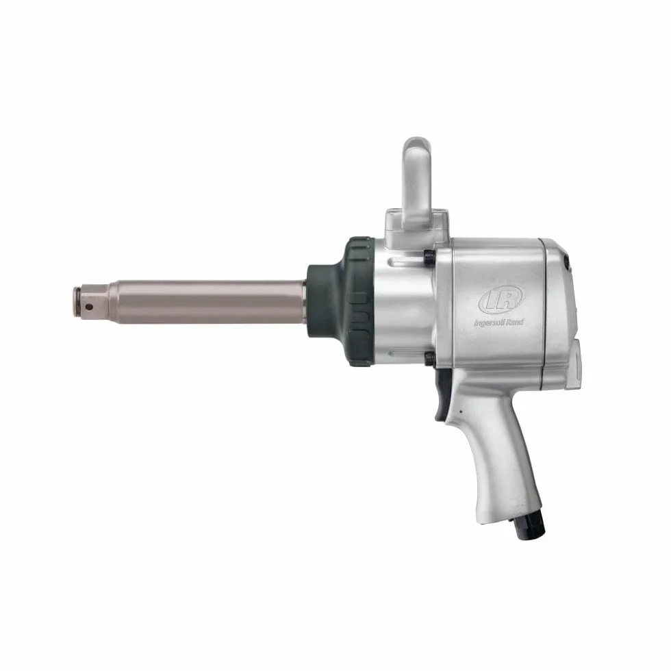 Ingersoll Rand Pneumatyczny klucz udarowy 295A-6, 1", klucz udarowy z uchwytem pistoletowym, klucz dynamometryczny do dużych obciążeń, wydłużone kowadełko 6", pneumatyczny klucz udarowy