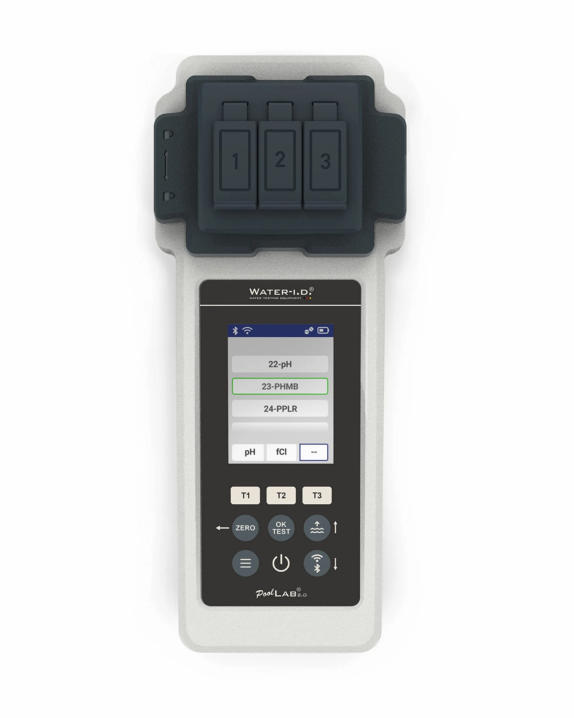 PoolLab 2.0 elektroniczny tester wody Bluetooth WiFi 24 wartości basen 70 tabletek testowych