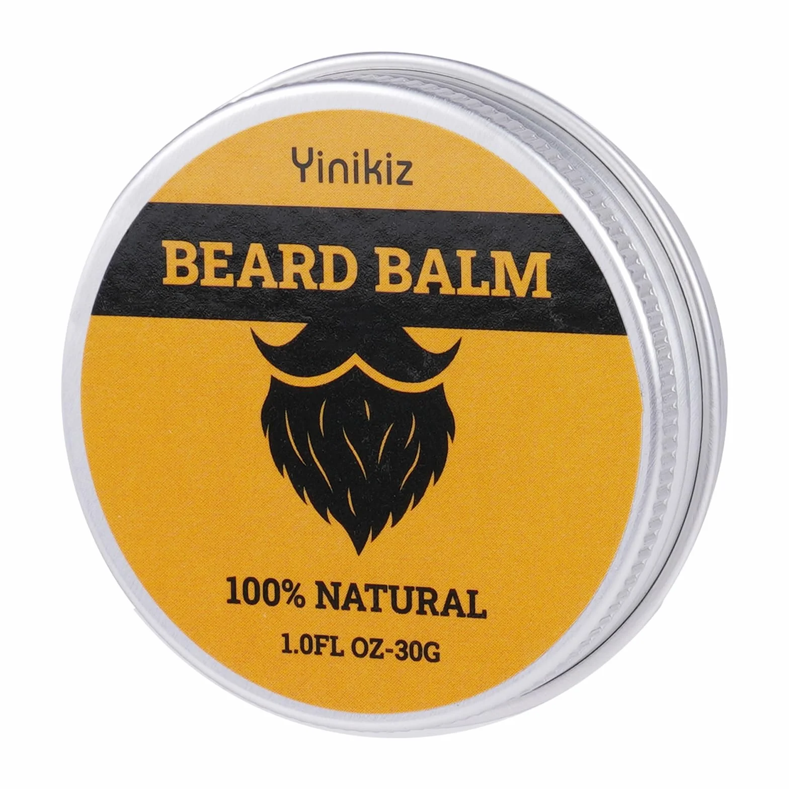 LOPHE Balsam do broda, naturalne mieszanki dla męskich włosów na twarzy, organiczny olejek nawilżający i odżywiający wosk, łagodzący łupież i promugrowy (30'