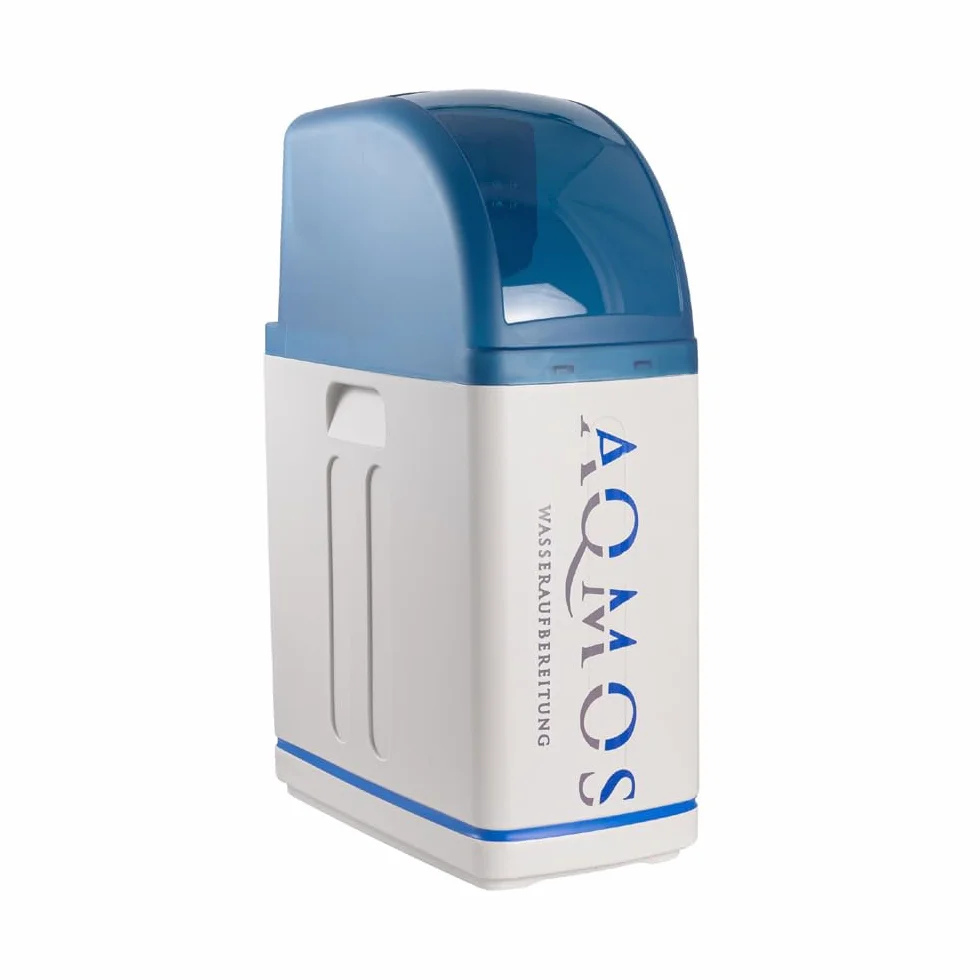 Aqmos R2D2-32 Zmiękczacz wody z zestawem przyłączeniowym 1" i blokiem montażowym 1", system oczyszczania wody dla gospodarstw domowych do 5 osób, system usuwania kamienia