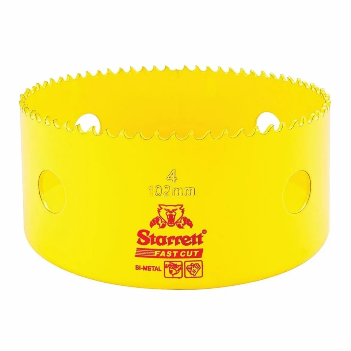 Starrett 63FCH102 - Wiernikowa korona (102 mm) żółta