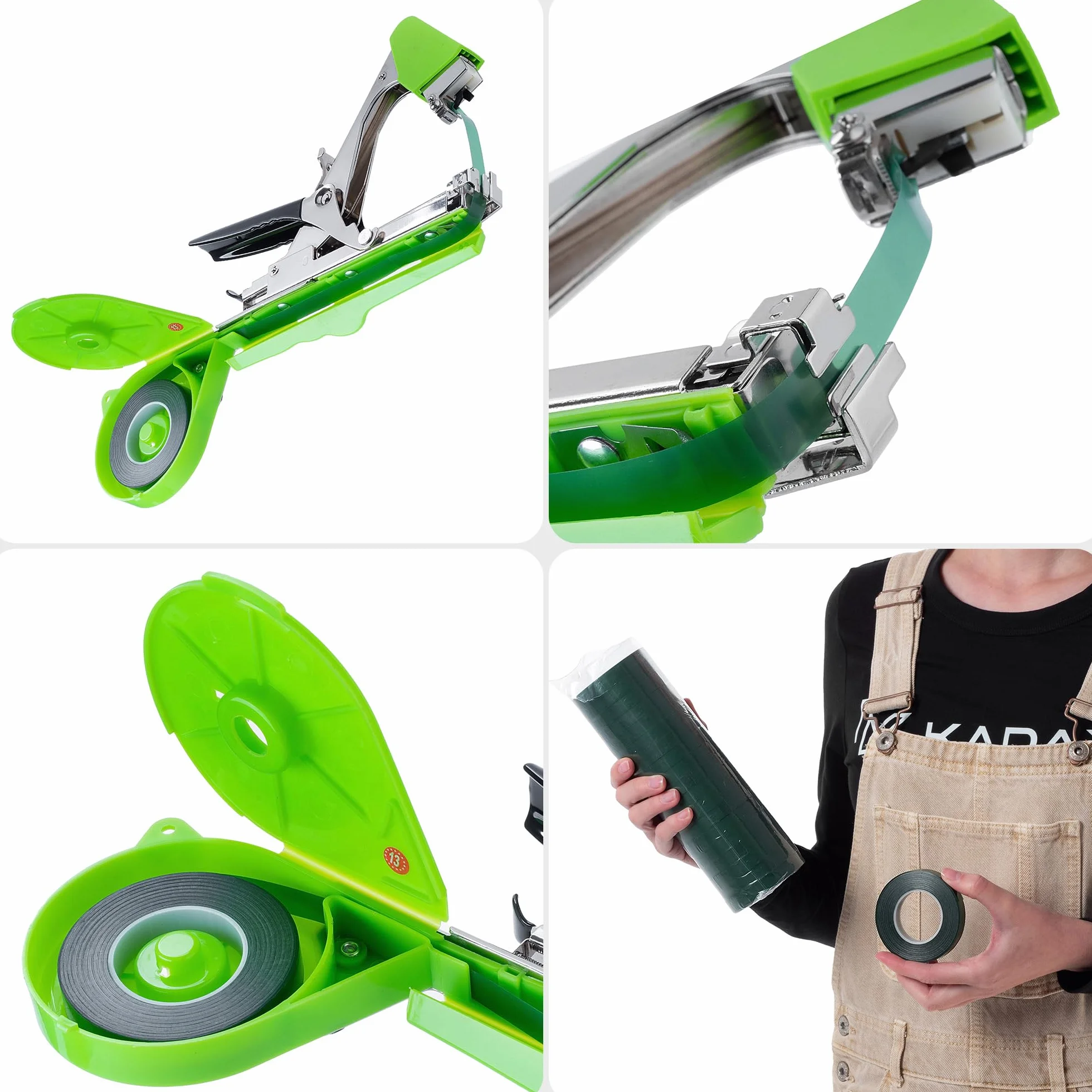 KADAX Taśma do wiązania szczypiec 20 rolek 11 mm x 25 m zielona