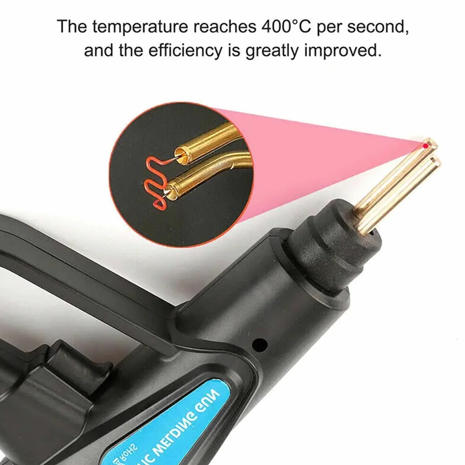 Maszyna do naprawy spawarki 70W Plastikowa Spawarka Plastikowa Spawarka Zestaw Naprawczy Zderzaka Samochodowego Z 200/600/1000 Sztuk Gorących Zszywek(Gun with 1000 (Box))