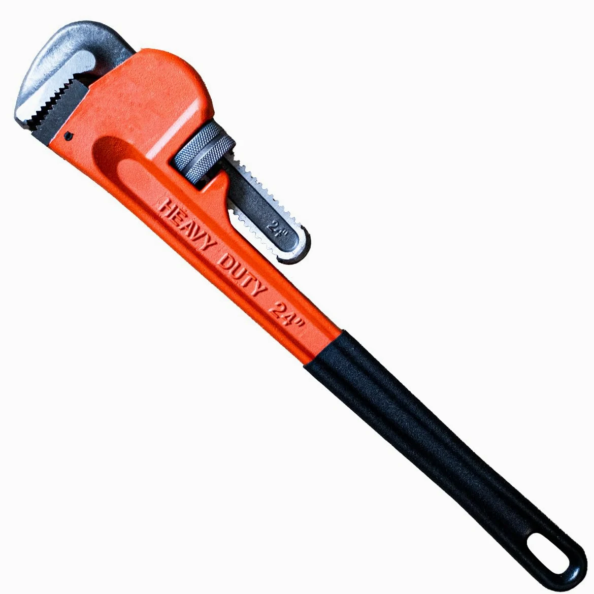 24-calowy, wytrzymały klucz do rur, regulowany klucz hydrauliczny, szczęka z kutej stali odlewanej, uchwyt w kształcie litery I, idealny dla hydraulików, monterów rur i napraw domowych