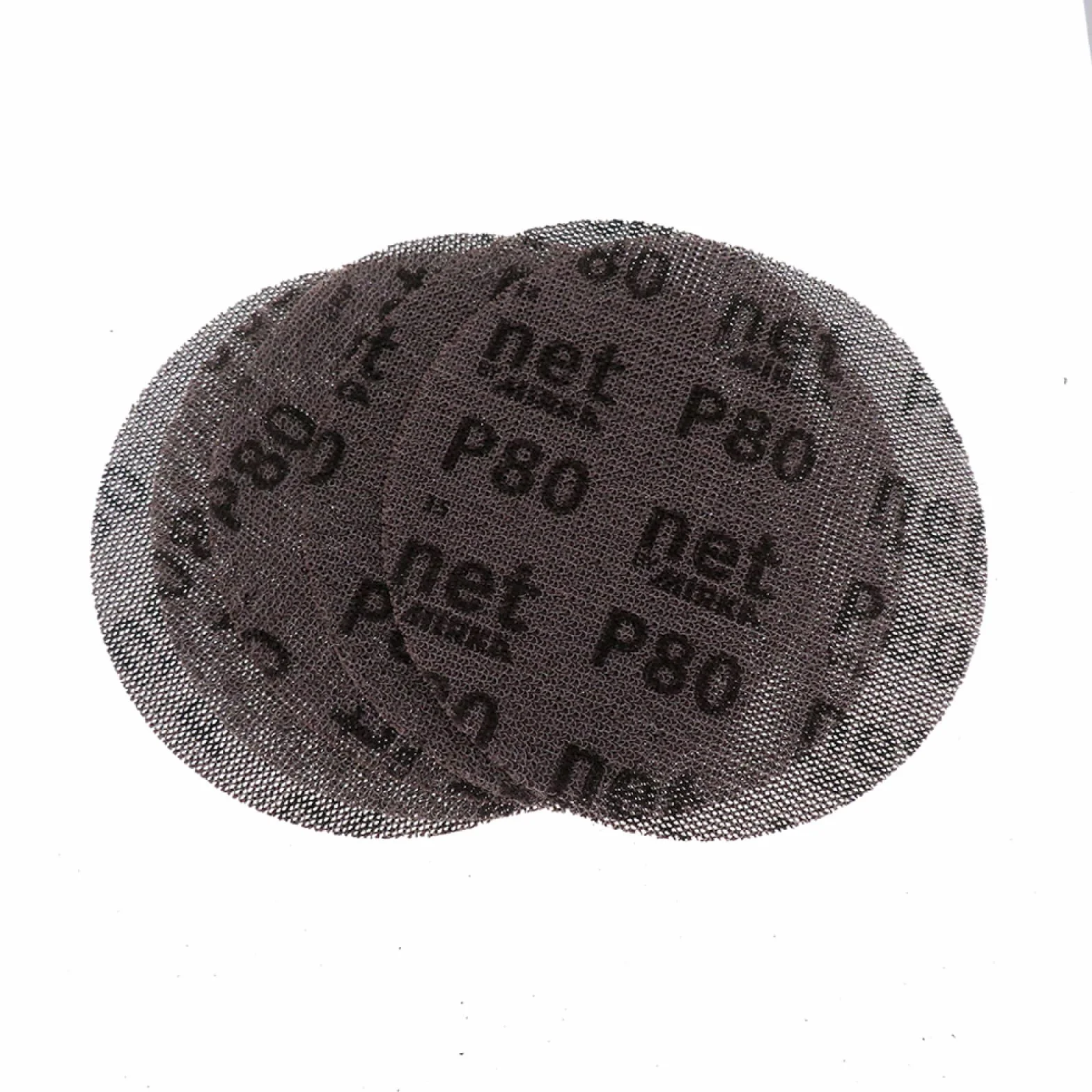 Siatkowe krążki ścierne z rzepem, 25 szt., 5 cali, 125 mm, bezpyłowe, zapobiegające blokowaniu, okrągłe, papier ścierny o gradacji 80-320(80 Grit)
