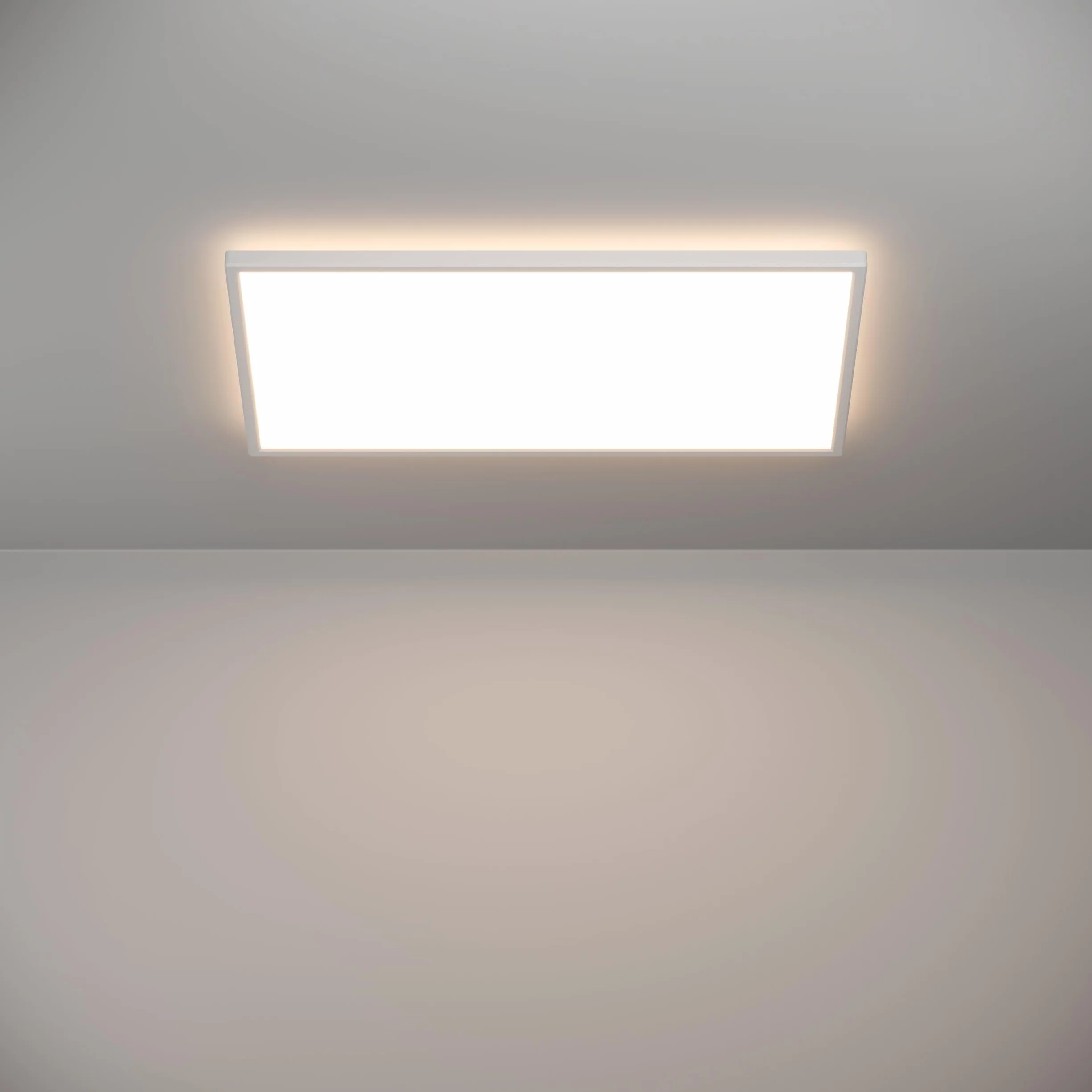 EGLO LED lampa sufitowa Rovito, okrągła lampa łazienkowa | sufitowa lampa łazienkowa z białego tworzywa sztucznego, oświetlenie sufitowe ciepłe i zimne światło, IP44, 57x30 cm