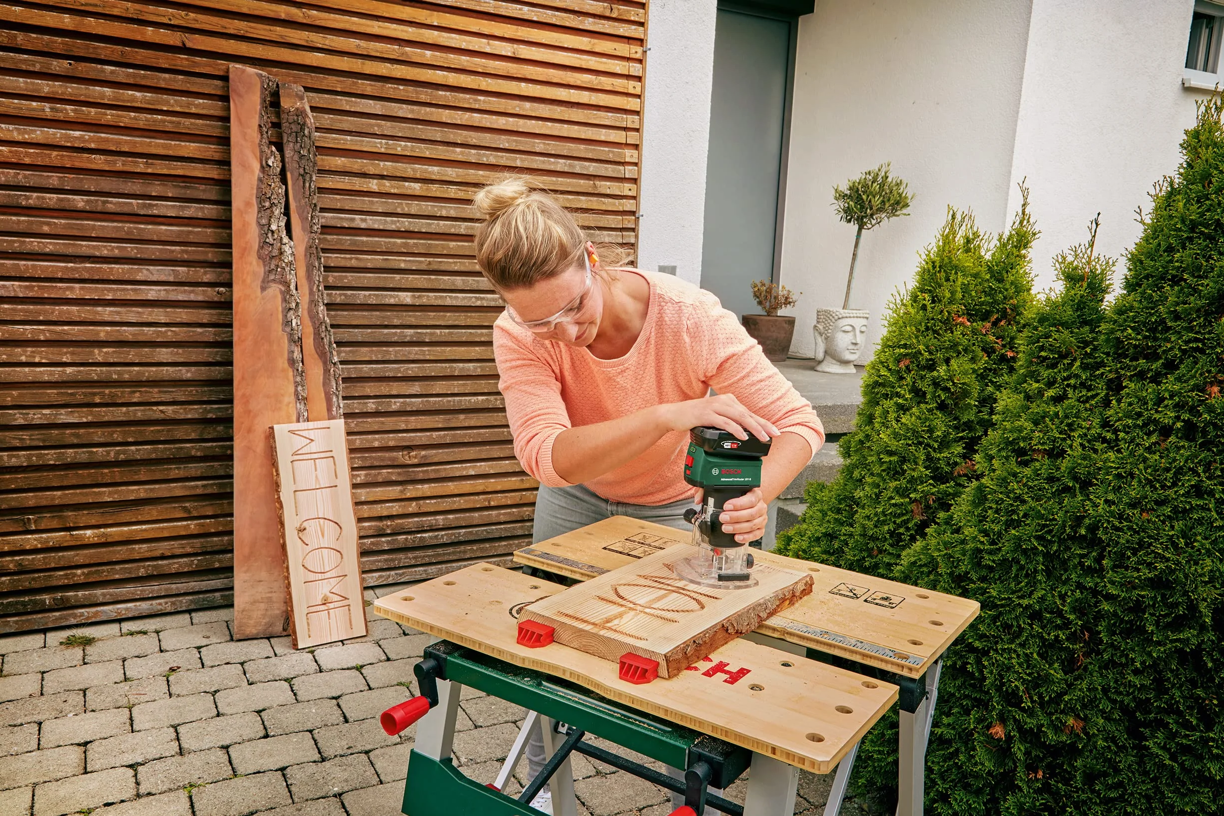 Bosch Accessories 1 x pierścień do kopiowania (do Advanced TrimRouter 18V-8, akcesoria frezarka)