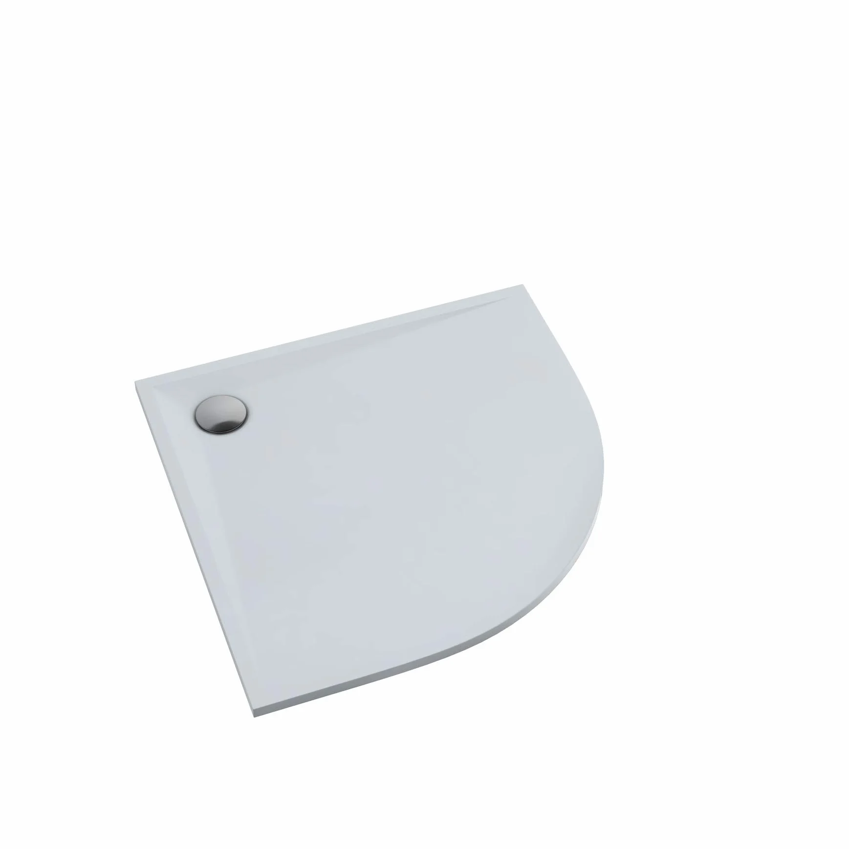Sellon24® brodzik prysznicowy brodzik akrylowy fartuch Stabilsound® wraz z uchwytem 80 x 80 x 3 cm R55