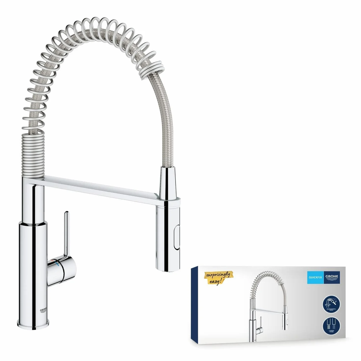 Grohe 30361000 Armatura Kuchenna, Srebrny, XL