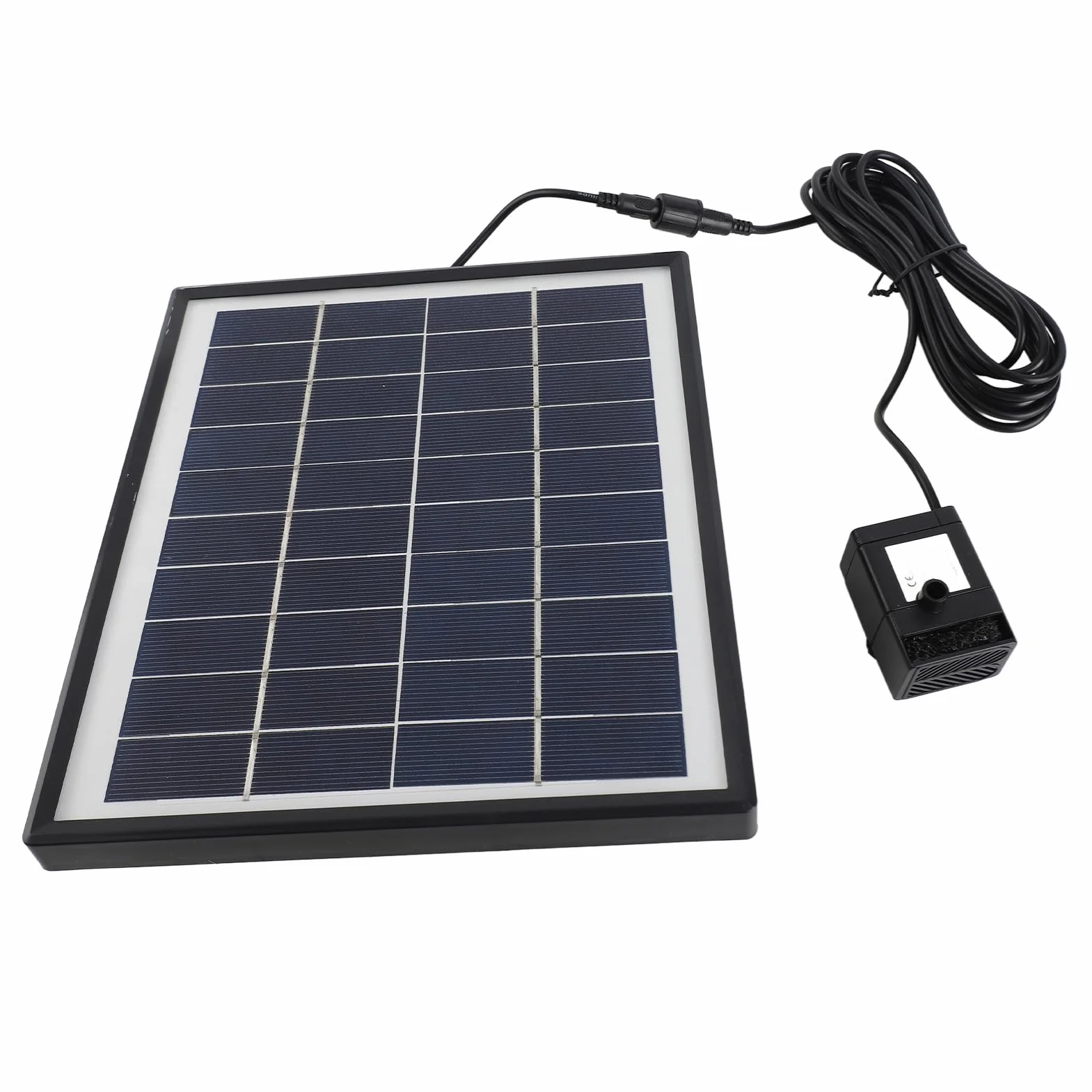 Solarna pompa wodna 200 l/h 6,5 W 10 V 6 trybów fontanny 8 dysz