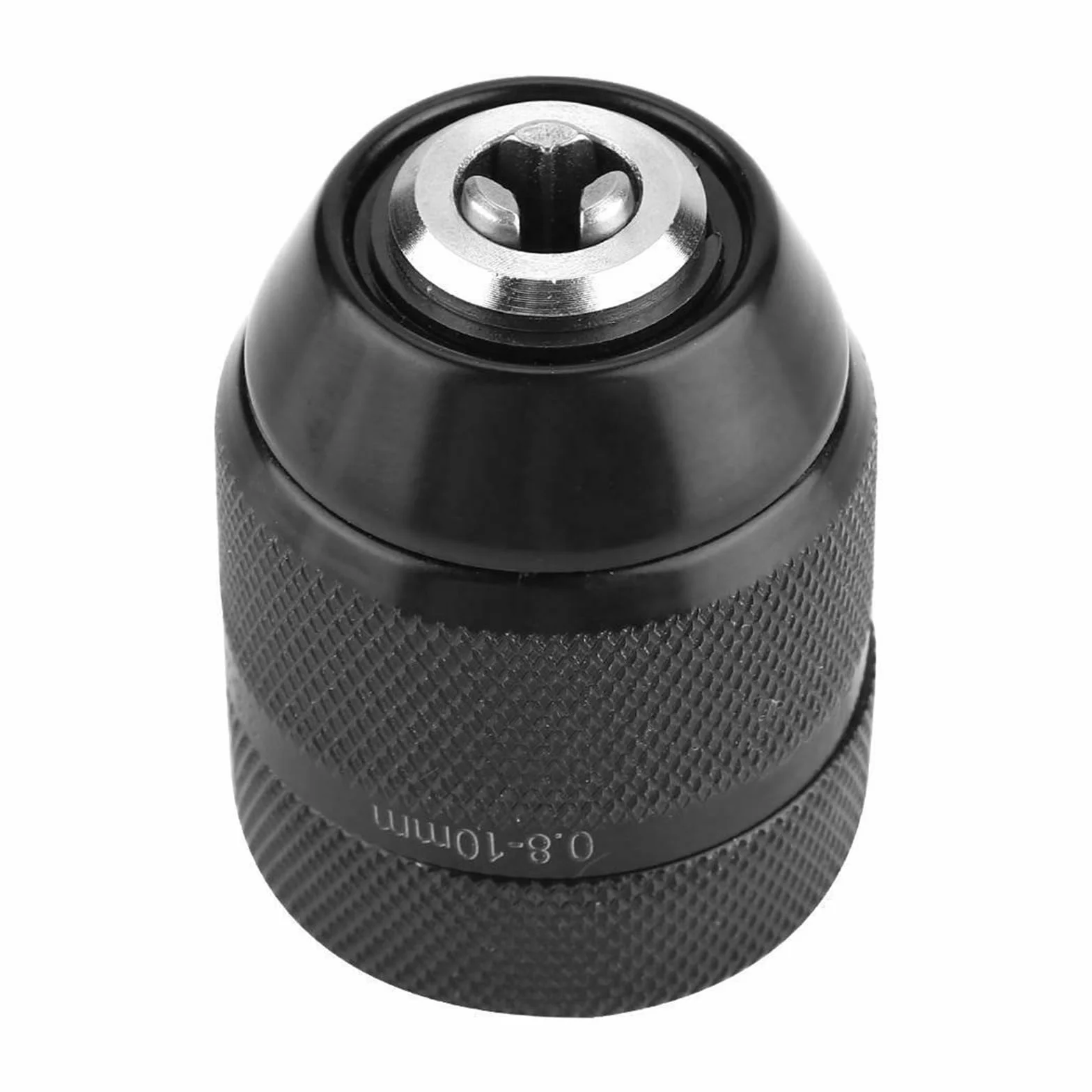 0.8mm-10mm bezkluczowy uchwyt wiertarski 3/8-24UNF uchwyt samozaciskowy do ręcznej wiertarki elektrycznej pasuje do adaptera żeńskiego SDS