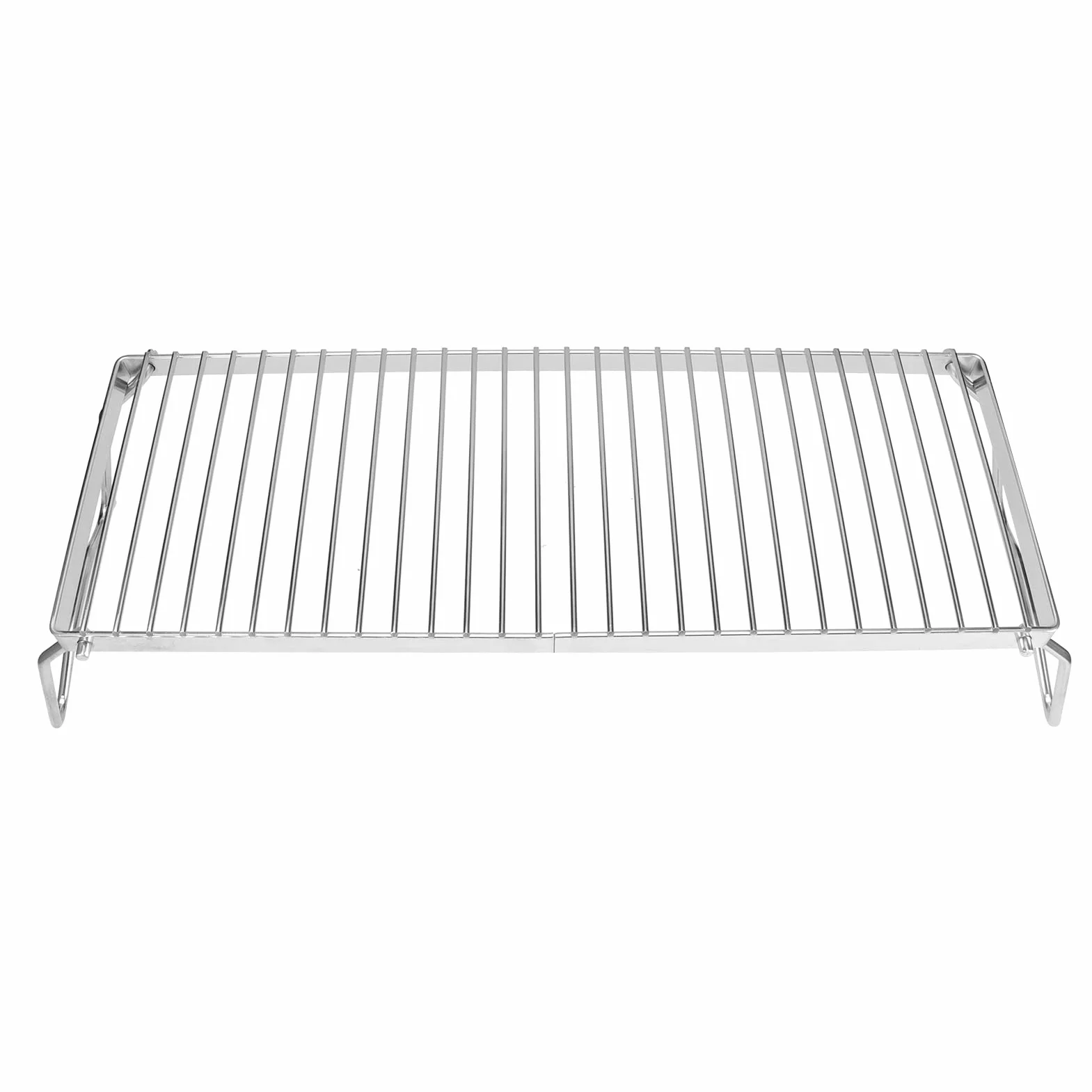 Grill Ogniskowy ze Stali Nierdzewnej, Przenośny Składany Grill Ognisko Ruszt do Grilla Uniwersalny Stojak Na Grilla Na Kemping Na Zewnątrz Domu 44 X 16 Cm