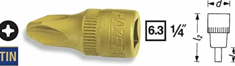 Nasadka wkrętakowa 1/4" PH2x mm HAZET
