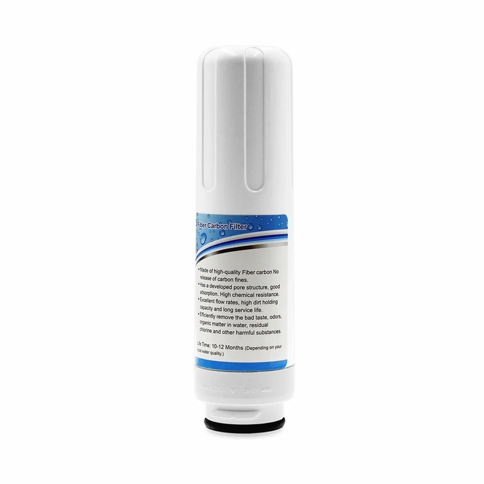 System filtracji wody Wbudowany maszynowo element filtrujący do wody alkalicznej i elektrolizowanej Wkład filtra drobnego z włókna węglowego z aktywnym włóknem węglowym bogaty w wodór