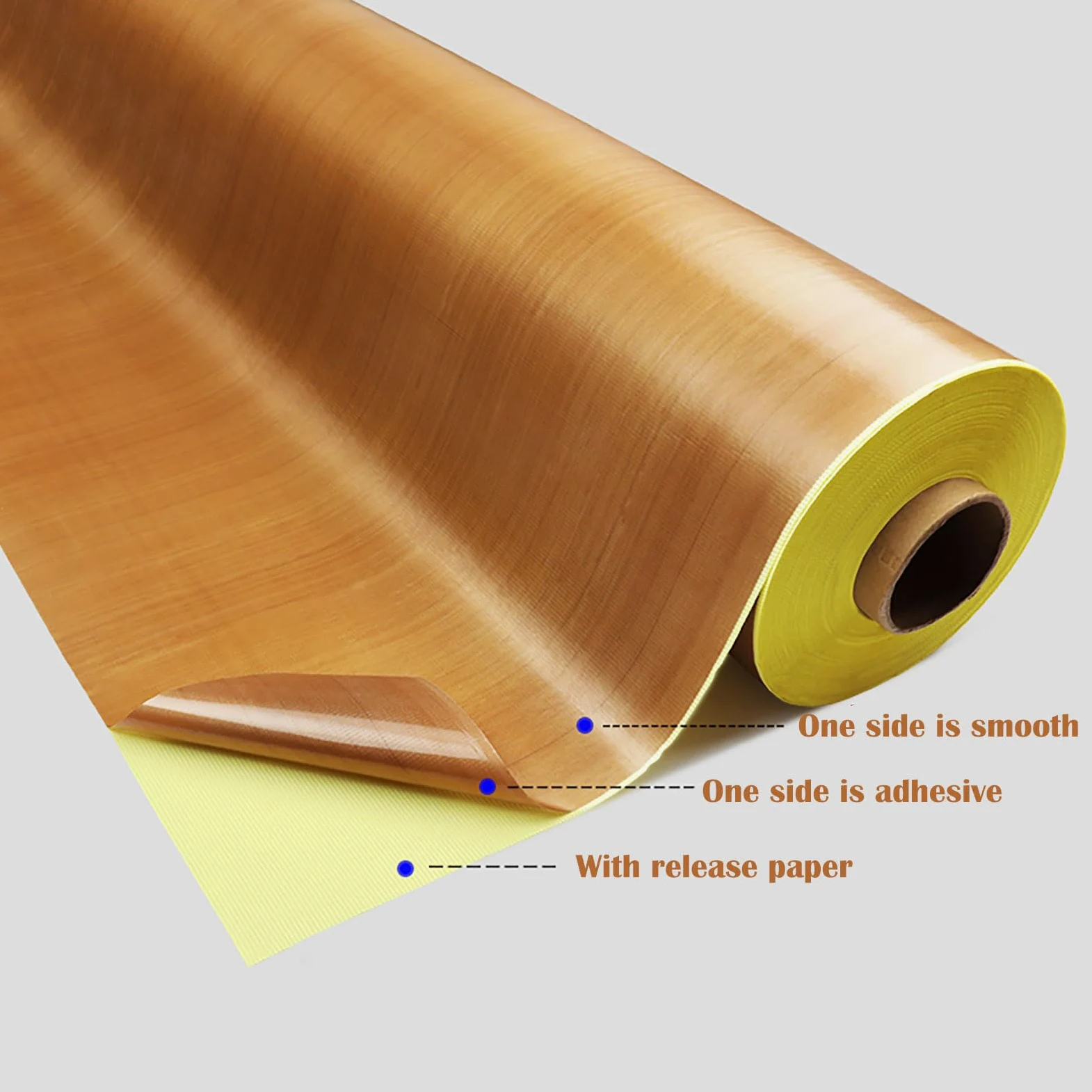 1 szt. Taśma izolacyjna PTFE PEFT - 100x100cm nieprzywierająca taśma klejąca z włókna szklanego do pras termicznych, maszyn zgrzewających i drukarek(0.3mmthick 1mx1m)
