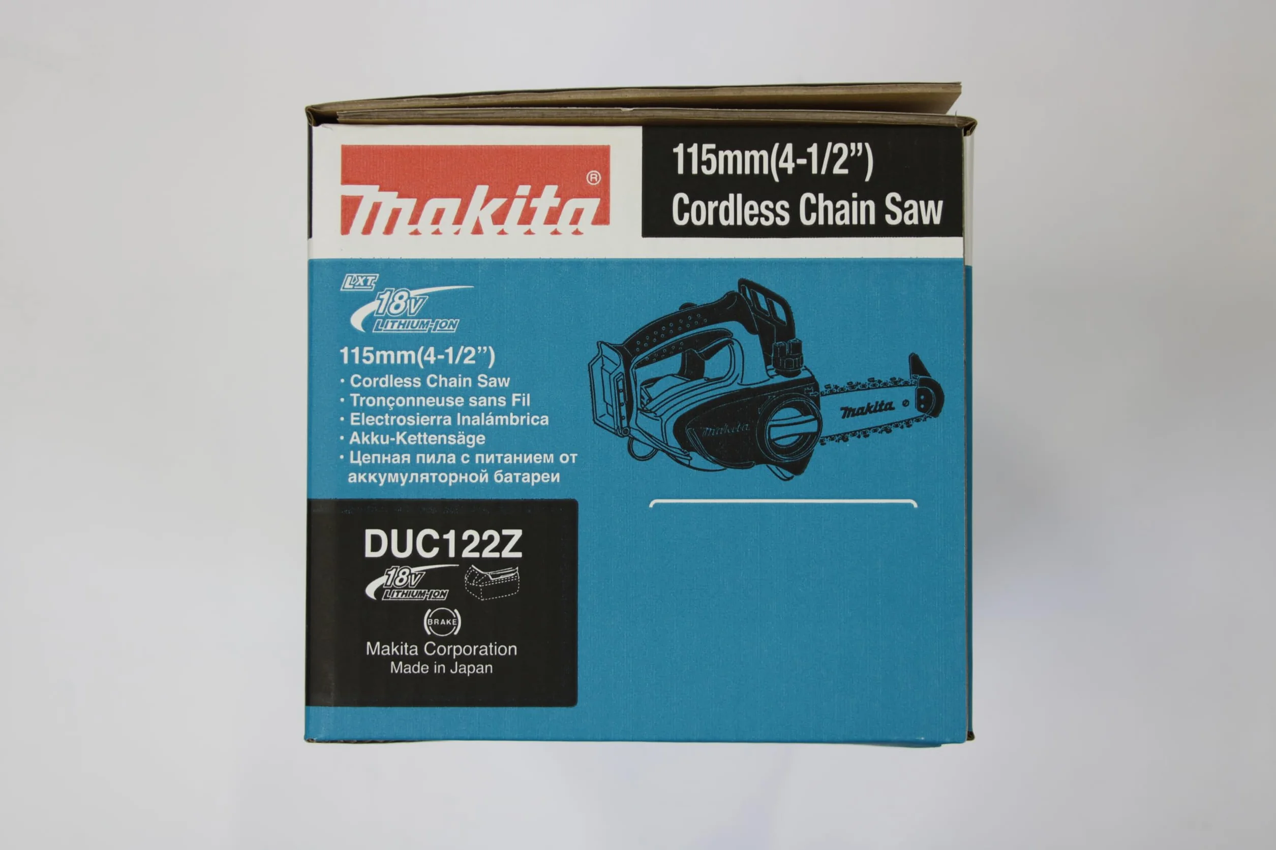 Makita Duc122Z Piła Łańcuchowa, Czarny/Niebieski, 42,2 x 19,5 x 21,5 cm; 2,6 kg