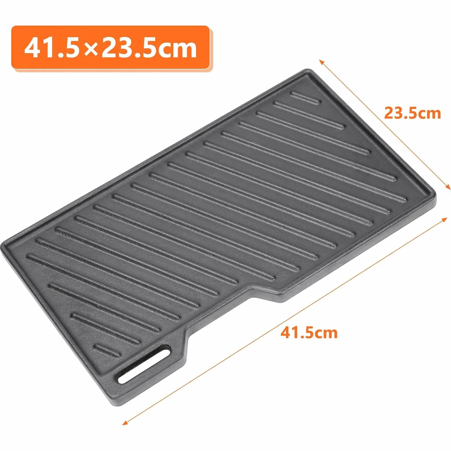 Denmay Żeliwna płyta grillowa 41,5 x 23,5 cm do Burnhard Fred Rösle Artiso G2 Plancha dwustronna