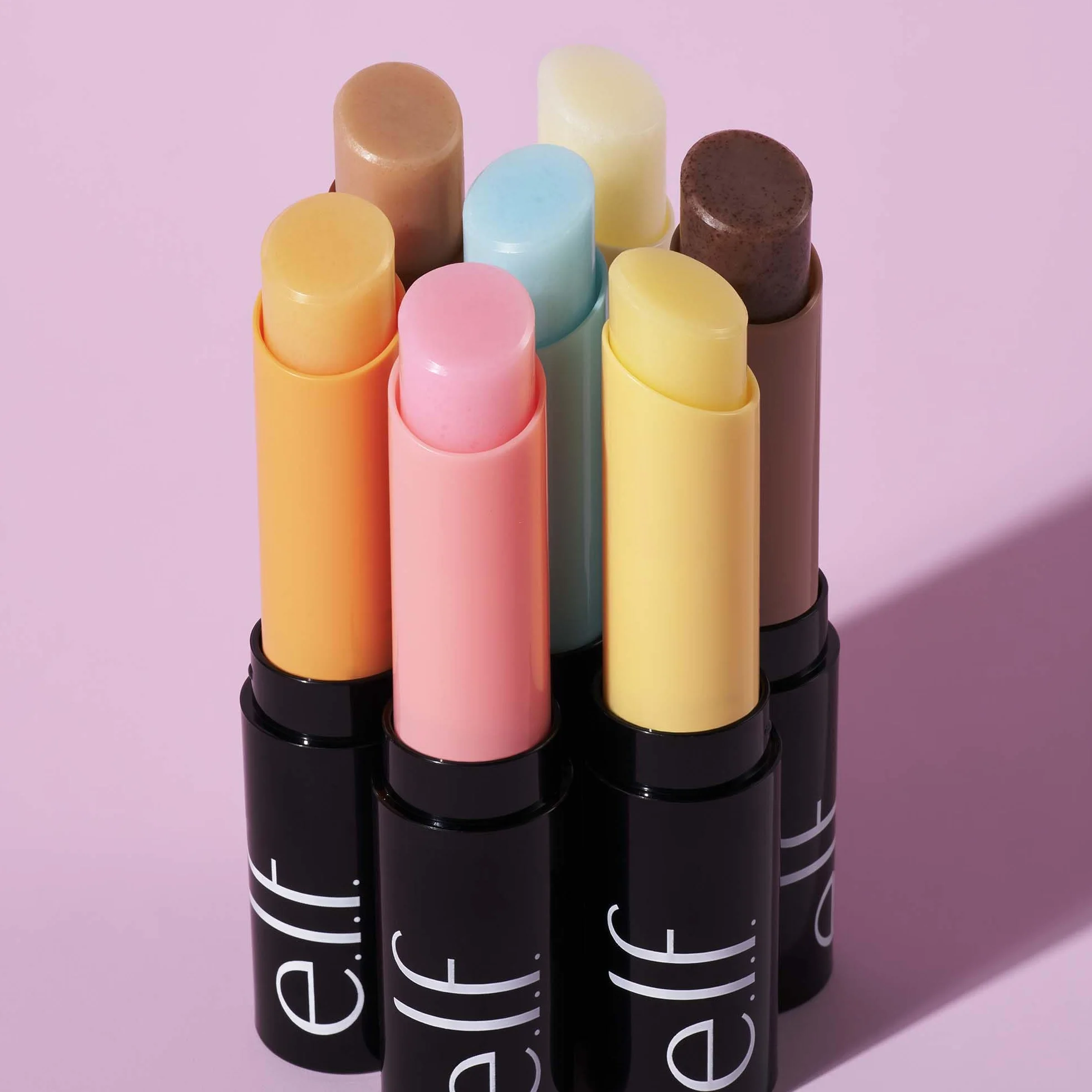 e.l.f. Krem do ust, nawilżający, pachnący peeling do ust, do peelingu i wygładzania ust, wzbogacony olejkiem jojoba, wegański, nietestowany na zwierzętach, Cotton Candy, 3 g