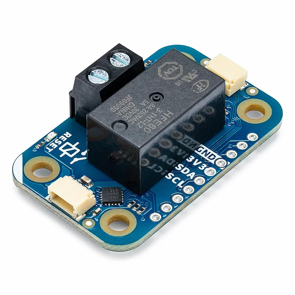 Arduino Modulino przekaźnik zatrzaskowy [ABX00138] – moduł przełączający dużej mocy | czujnik Qwiic Plug and Play | Łatwe prototypowanie za pomocą Arduino i MicroPython