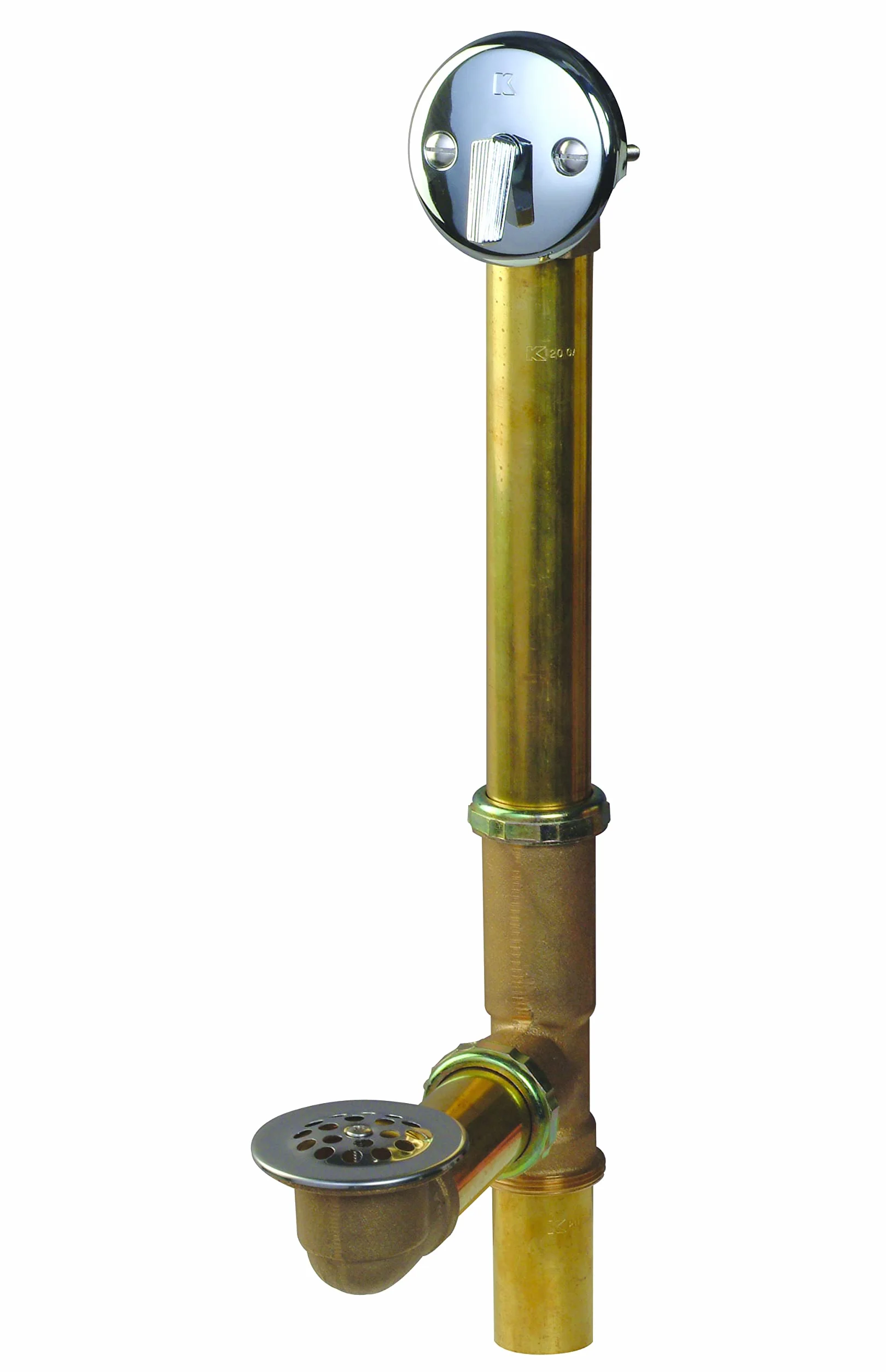 Plumb Pak 606RB potrójny zestaw odpływu wannowego z mosiężną rurą odpływową, chrom, 1-1/2 cala