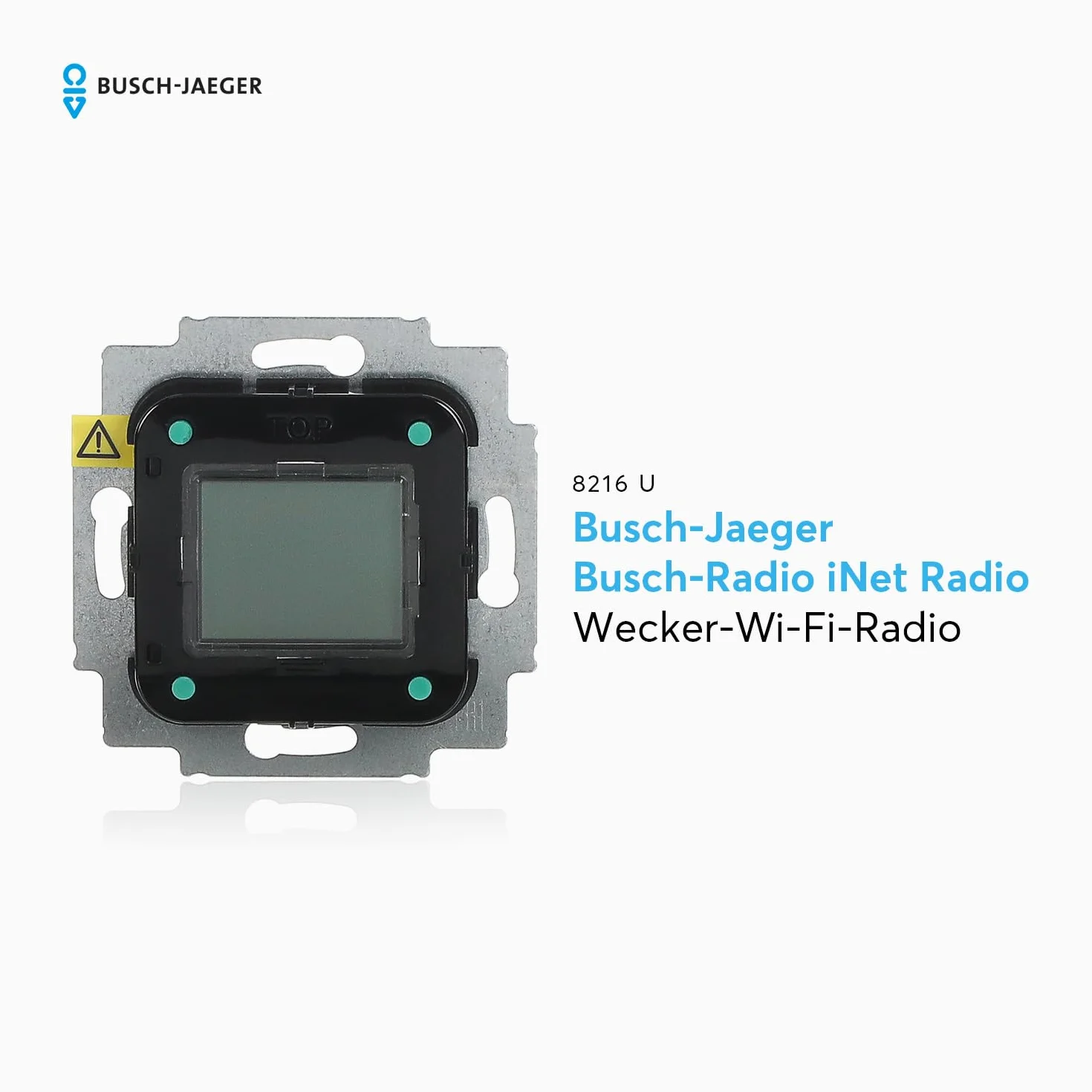 Busch-Jaeger 8216U 8216 U radio Wlan czarne