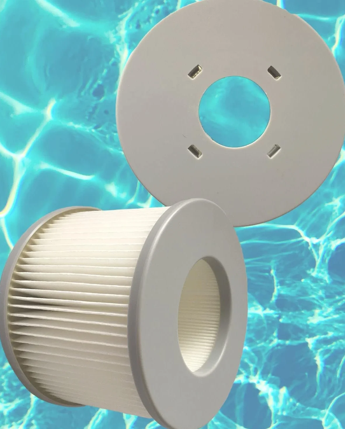 Wkłady filtrujące do jacuzzi MSPA zestaw 2 zamiennych wkładów do nadmuchiwanych basenów i spa Bubble Spa od 2020