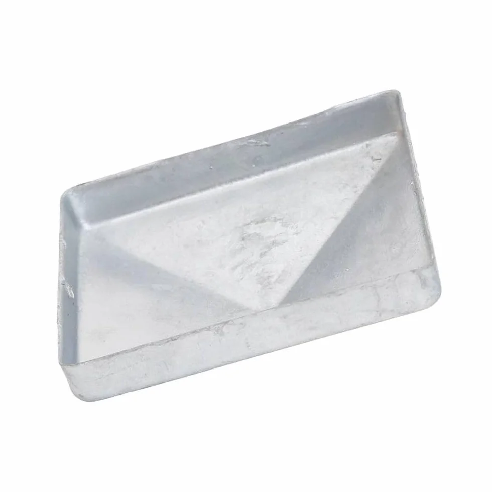4 x nasadka słupkowa 141 x 141 mm Piramida – stal ocynkowana ogniowo – osłona słupków drewnianych 140 x 140 mm – skuteczna ochrona przed warunkami atmosferycznymi dla słupków ogrodzeniowych i wiat