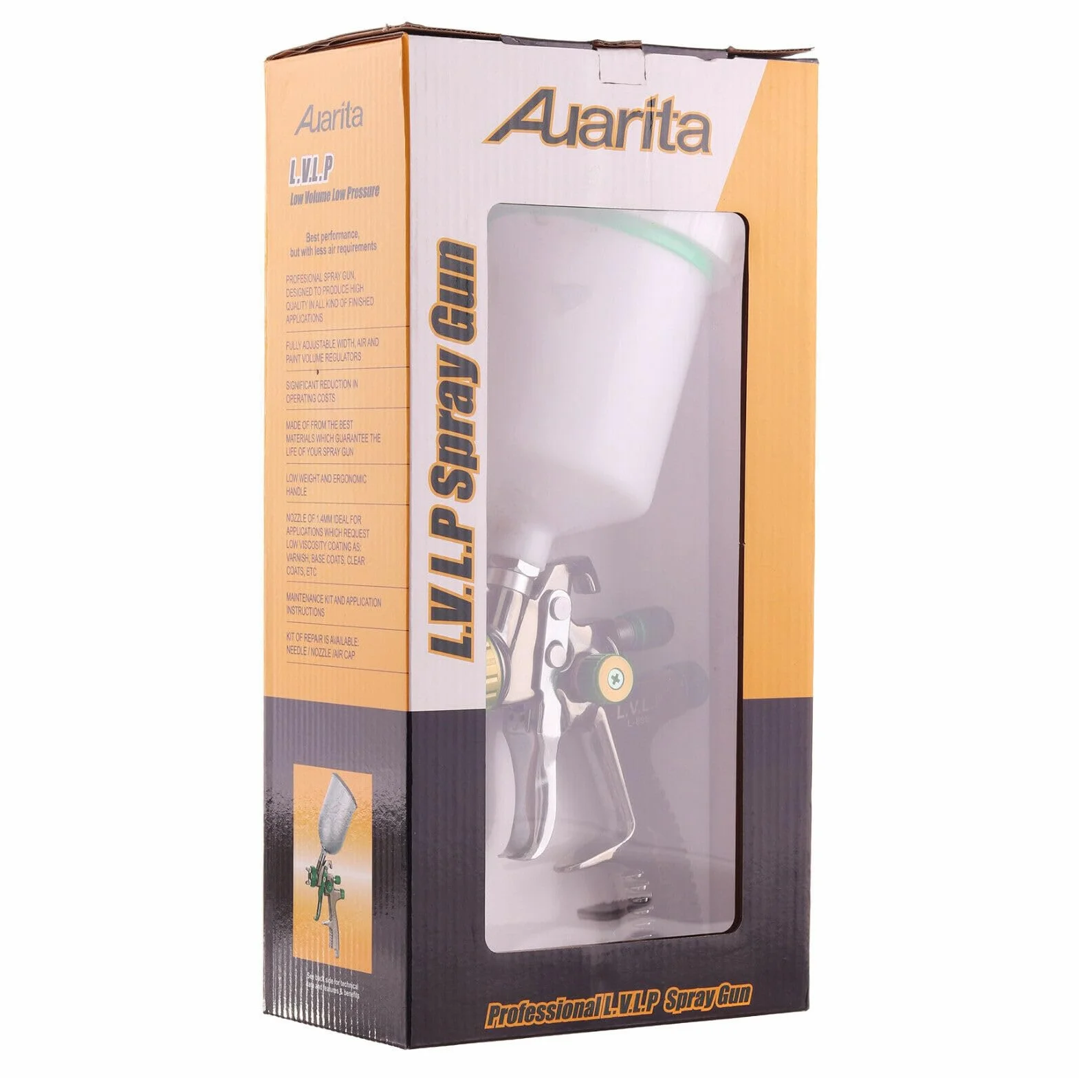 Pistolet lakierniczy GOLD HVLP HP-LVLP 1,8 AUARITA
