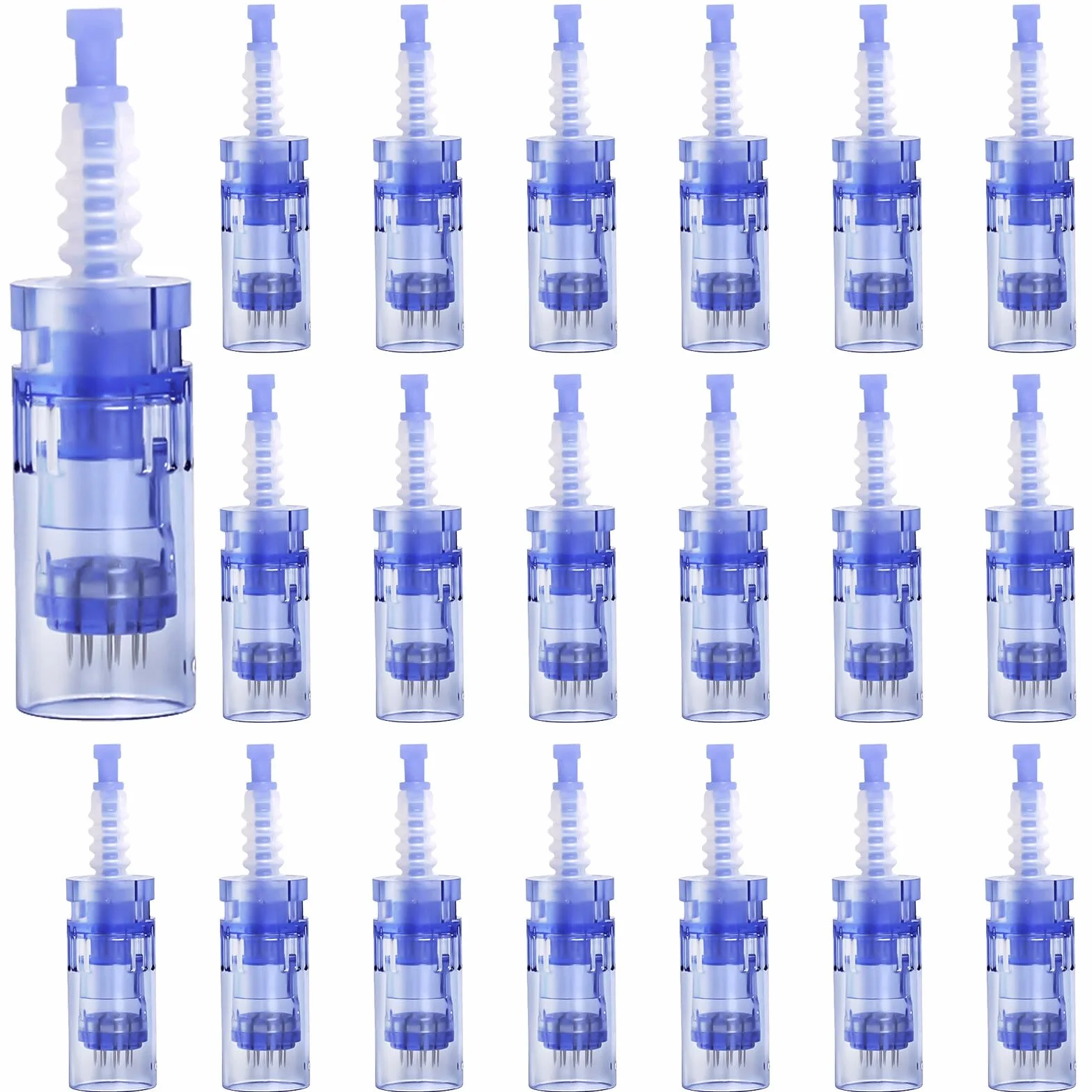 20 sztuk igieł do mikroigłowania, 12 pinów Dermapen Microneedling zamiennik igieł Derma Pen do igieł do igły, igły zamienne do dermapen