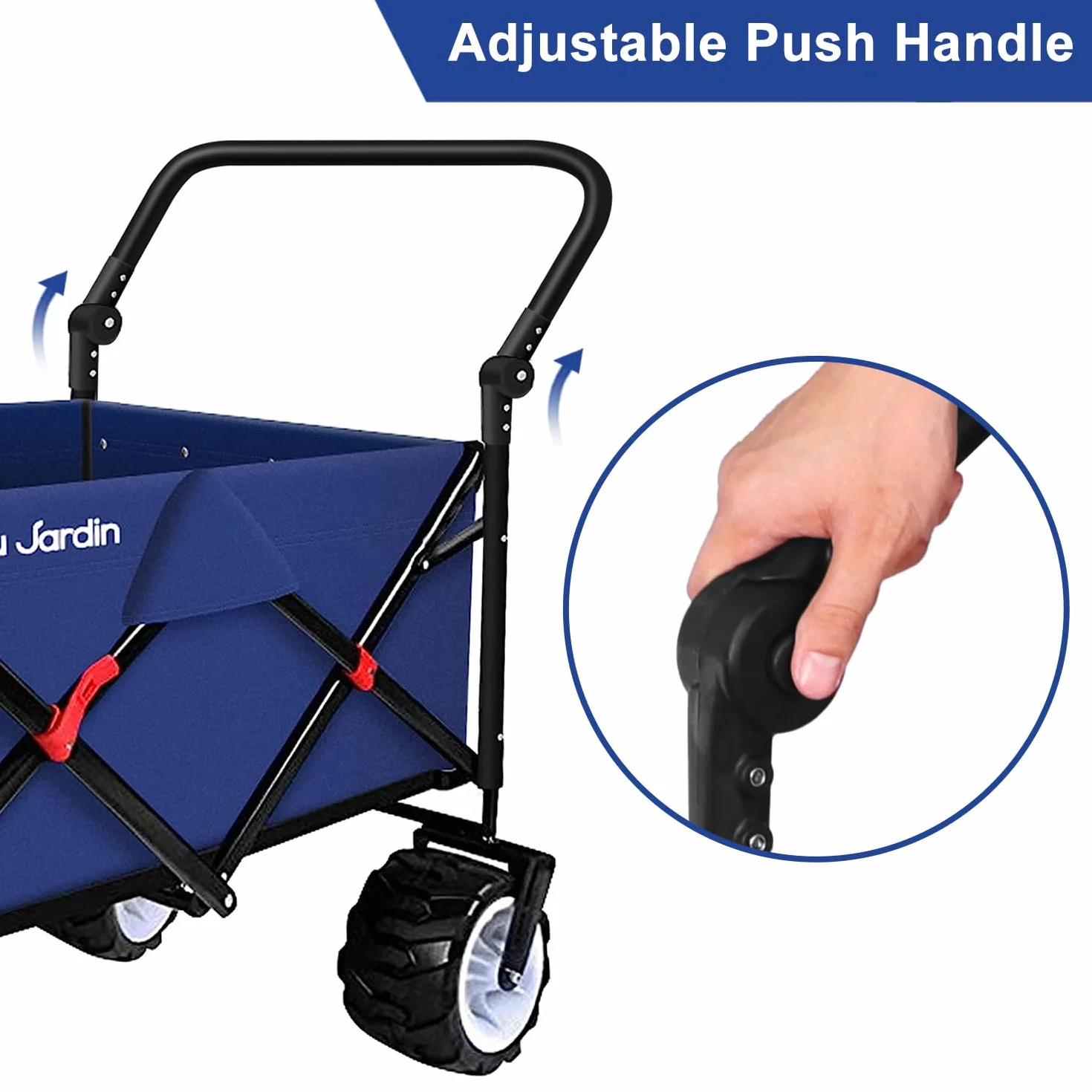 BEAU JARDIN składany wózek transportowy 100 kg