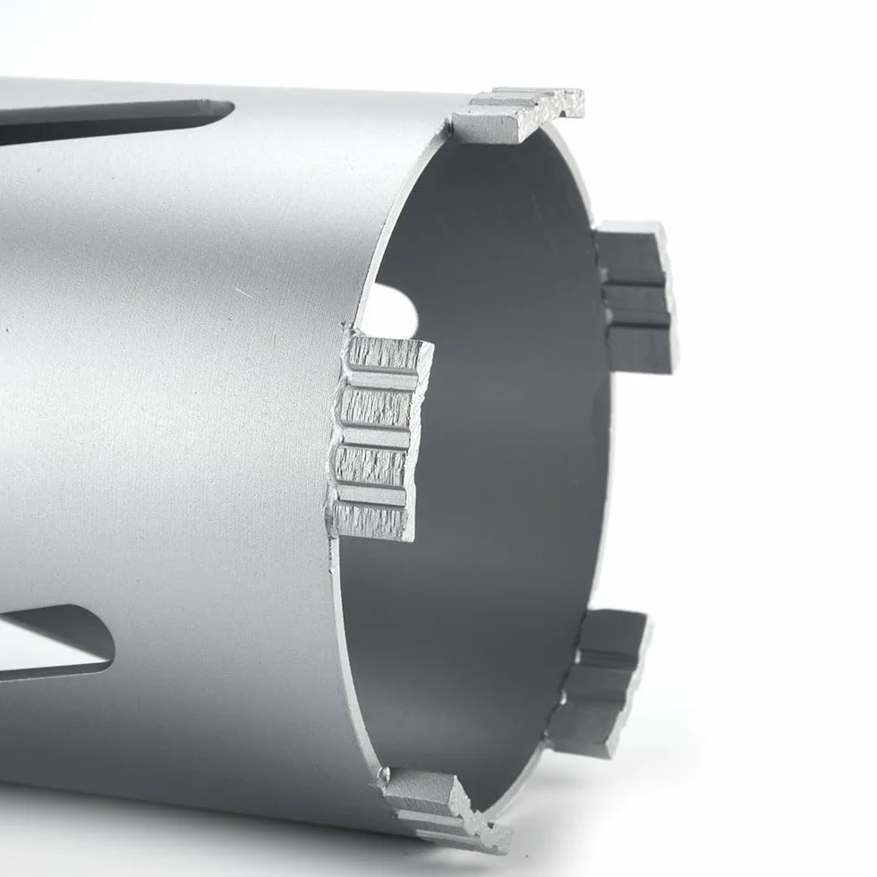 SDS MAX Wiertło diamentowe DM 32-150 mm L 200 mm M22 z ostrym gwintem do młotowiertarki (DM = 51 mm)