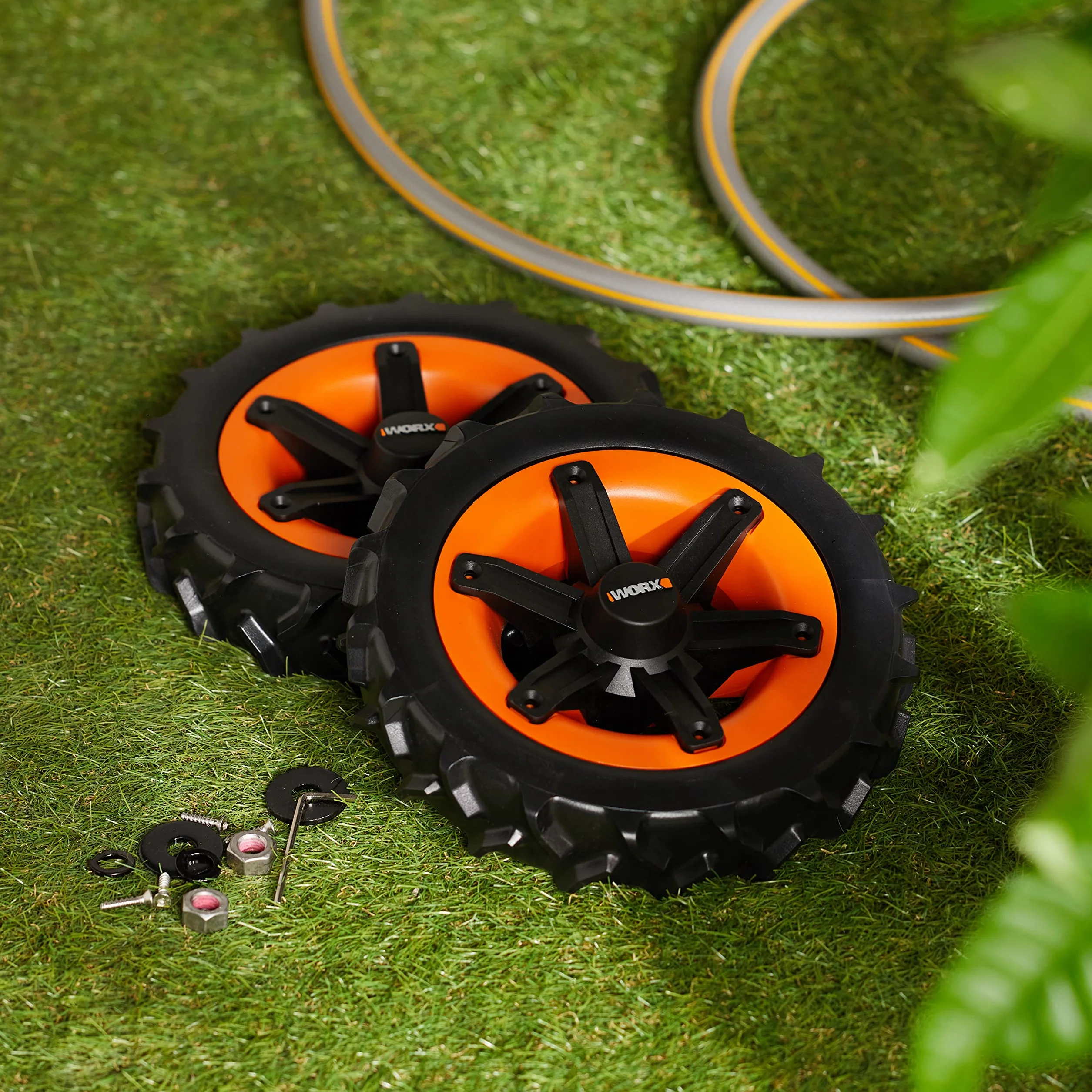 Worx Koło Zapasowe 20 cm Czarny Pomarańczowy