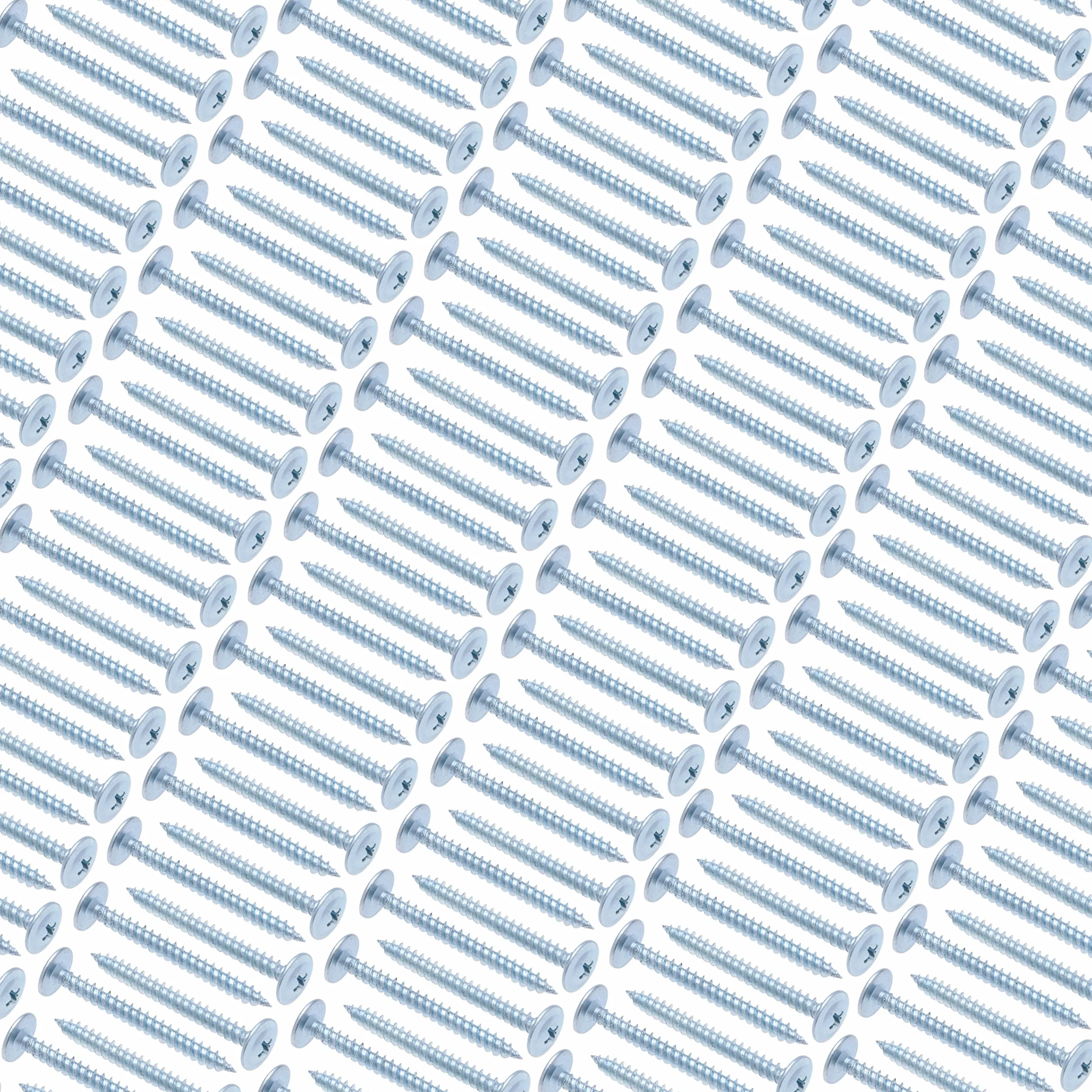 4.2mm X 50mm Wkręty samogwintujące Phillips z łbem kołnierzowym, wkręty ze stali ocynkowanej z łbem grzybkowym, wkręty z łbem soczewkowym do blachy, płyt gipsowo-kartonowych i drewna (25 pcs)