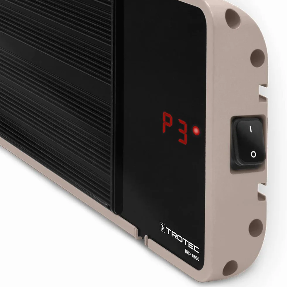 TROTEC IRD 1800 promiennik ciepła 1800 W z pilotem do montażu ściennego i sufitowego