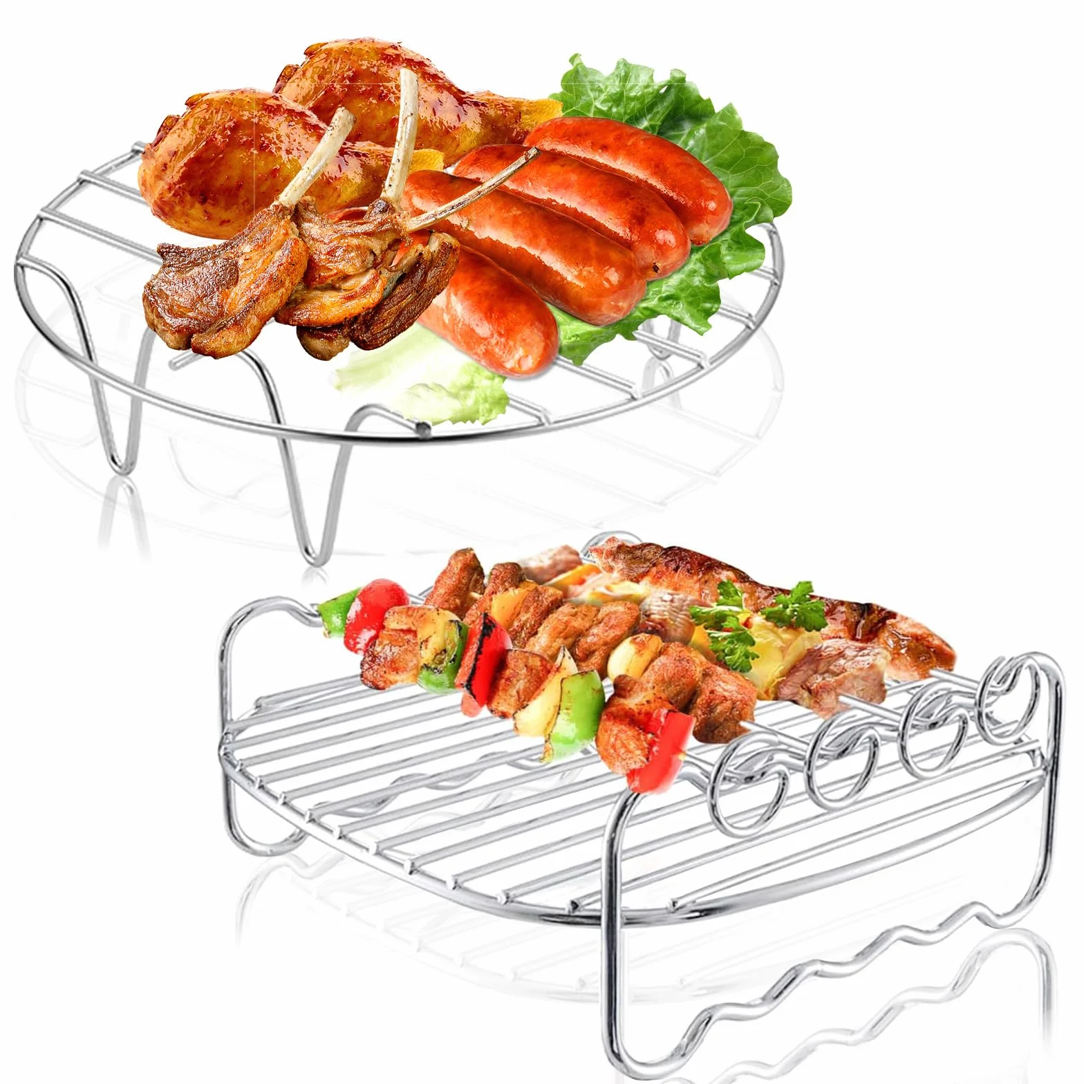 Akcesoria do frytkownicy powietrznej Airfryer ze stali nierdzewnej 304, grill tostowy