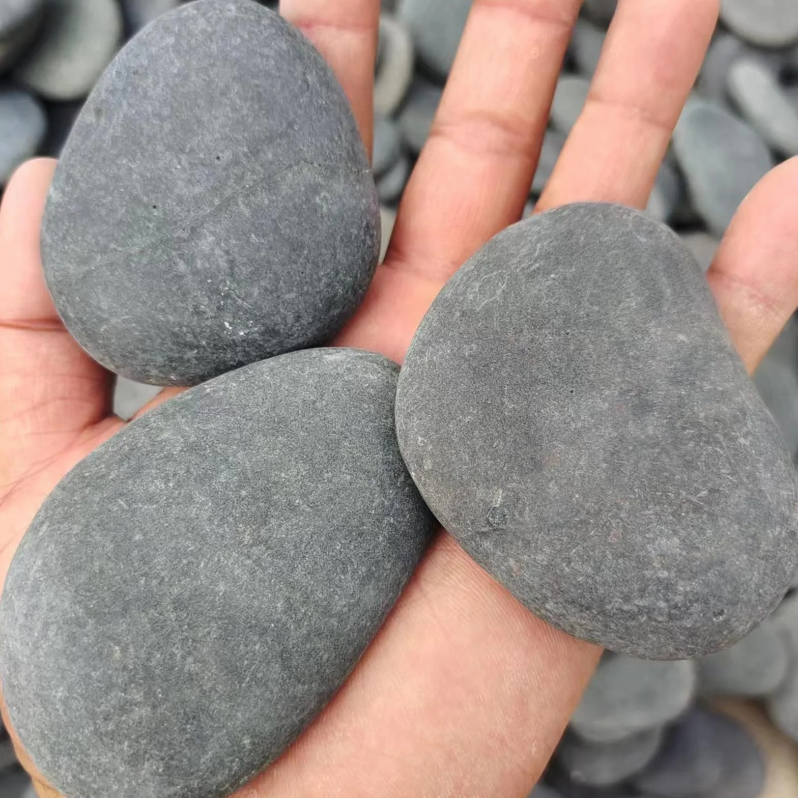 10 sztuk płaskich kamieni do malowania, 8-10 cm, duże kamyki, gładkie kamienie rzeczne, kamienie dekoracyjne, kamień rzeczny do malowania mandali, ogrodu, doniczek, akwariów