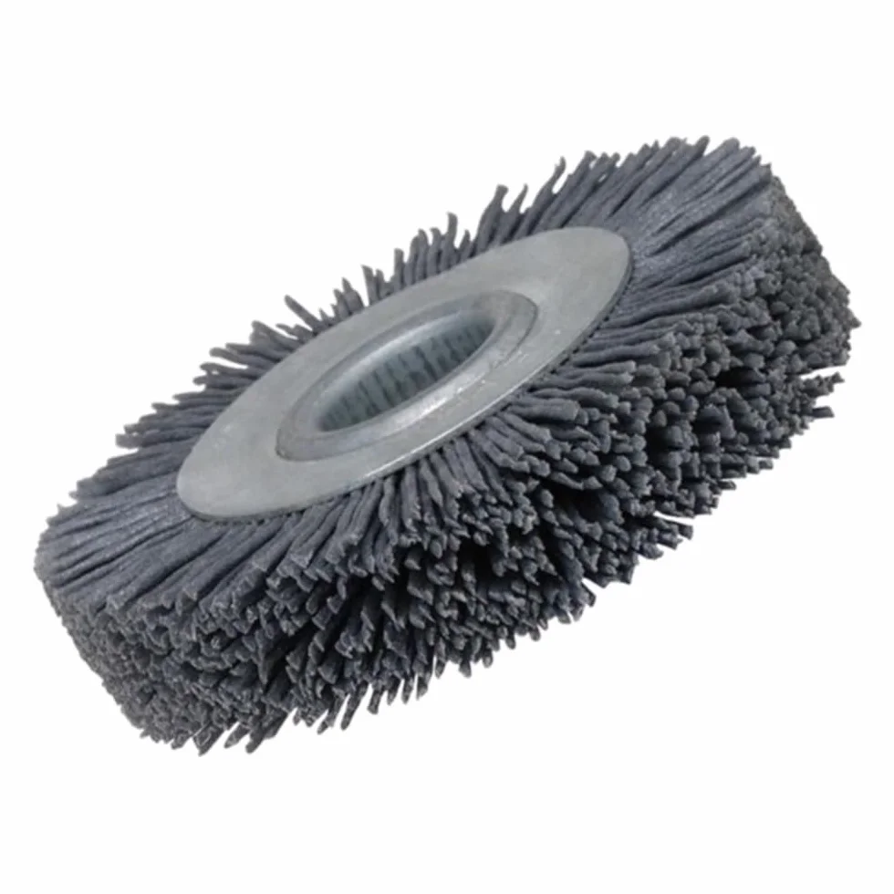 Koło polerskie Nylonowa szczotka do drewna i metalu Średnica 7 cm Otwór 16 mm