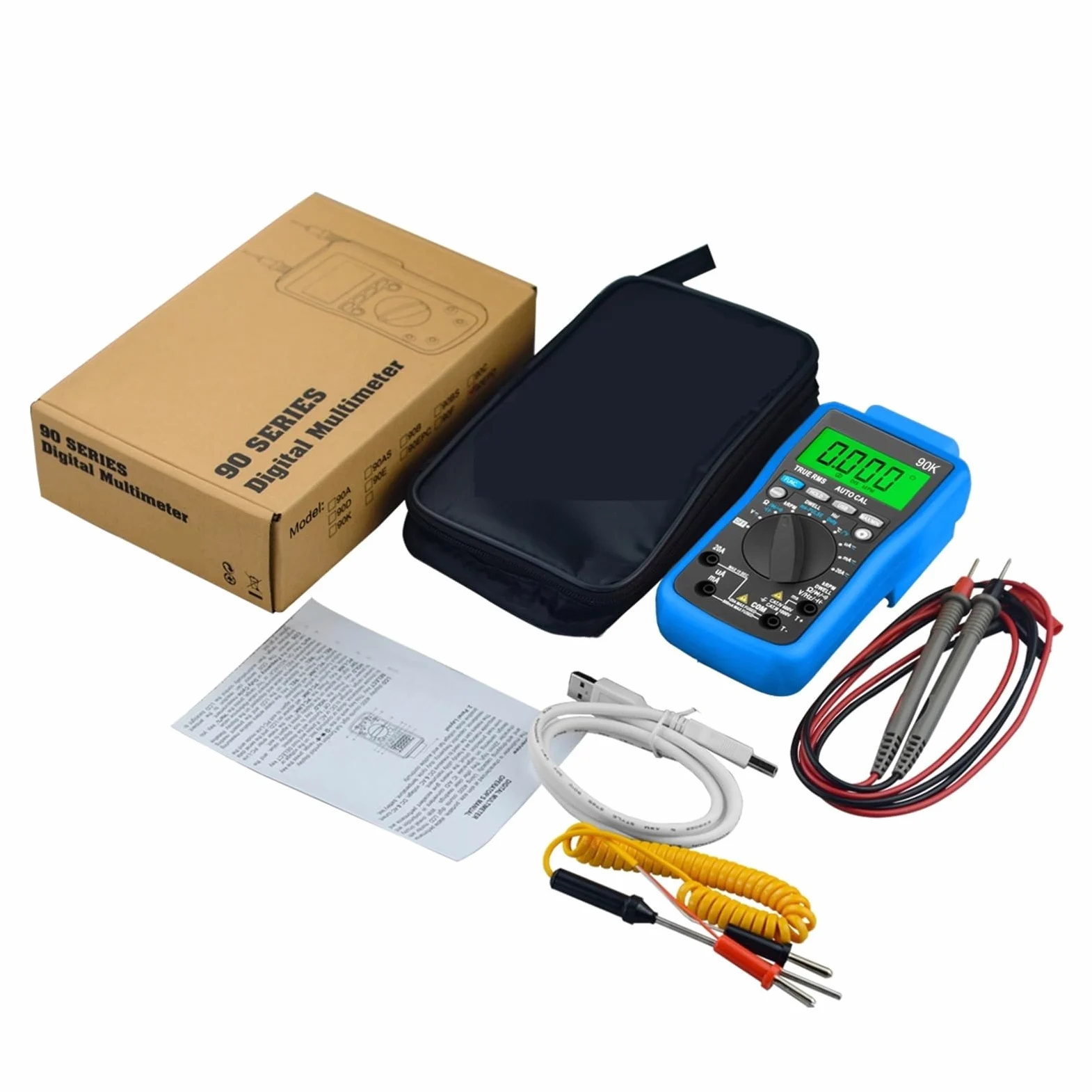 HP-90K Analizator Silnika Tester Auto Range Narzędzie Diagnostyczne Do Samochodów Z Wyjściem Danych Przez Multimetr Samochodowy USB Multimetro Szybko Dokładnie Łatwy Odczyt