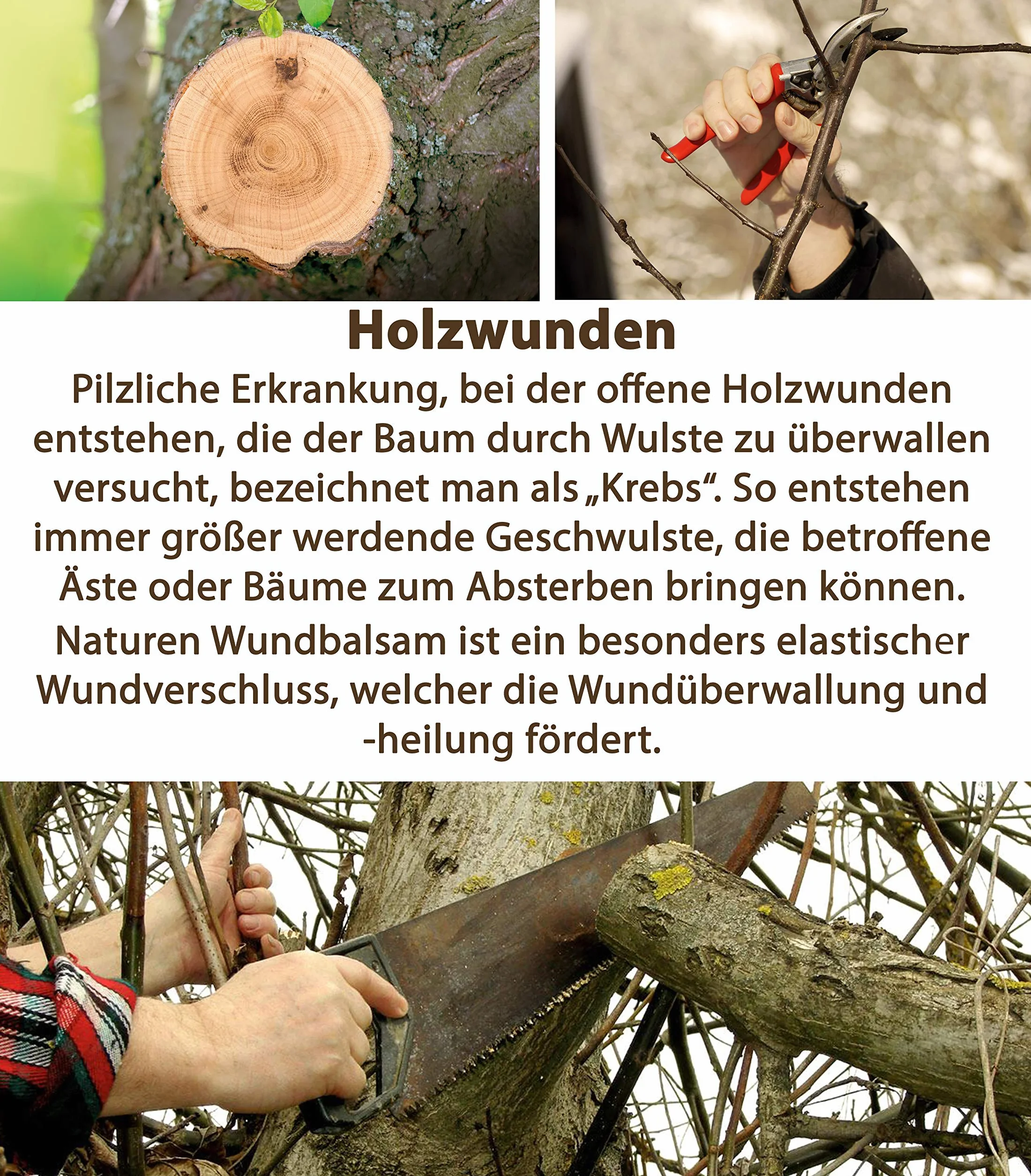 Naturen Bio biała powłoka farba do wybielania drzew 1 litr