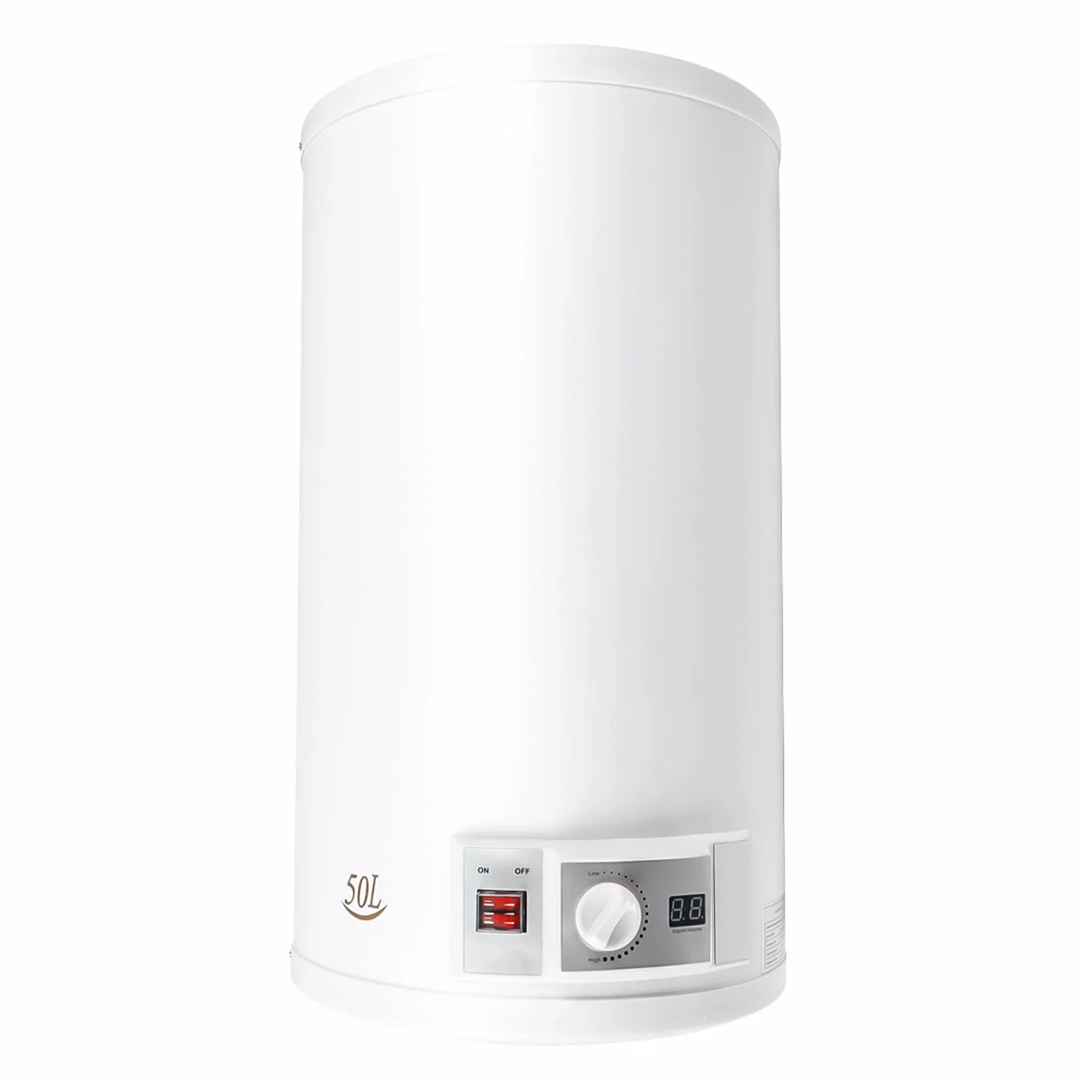 Podgrzewacz przepływowy 50/80 l, kocioł o pojemności termicznej, elektryczny pojemność, bojler, ze wskaźnikiem temperatury LED, zawór bezpieczeństwa, montowany na ścianie (50 l)