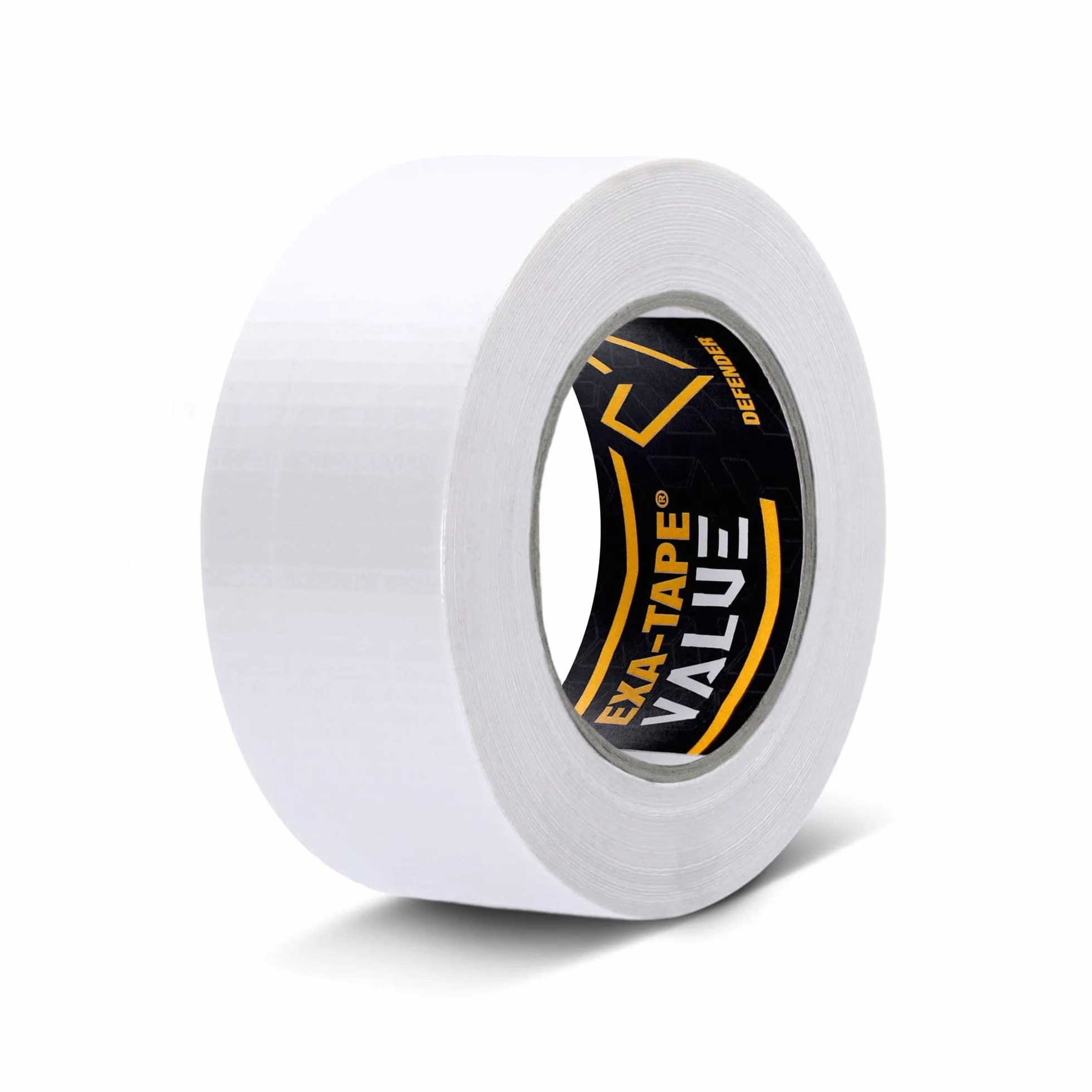Defender EXA-TAPE-VALUE W 50 - taśma klejąca z tkaniny, biała, błyszcząca, 50 mm x 50 m